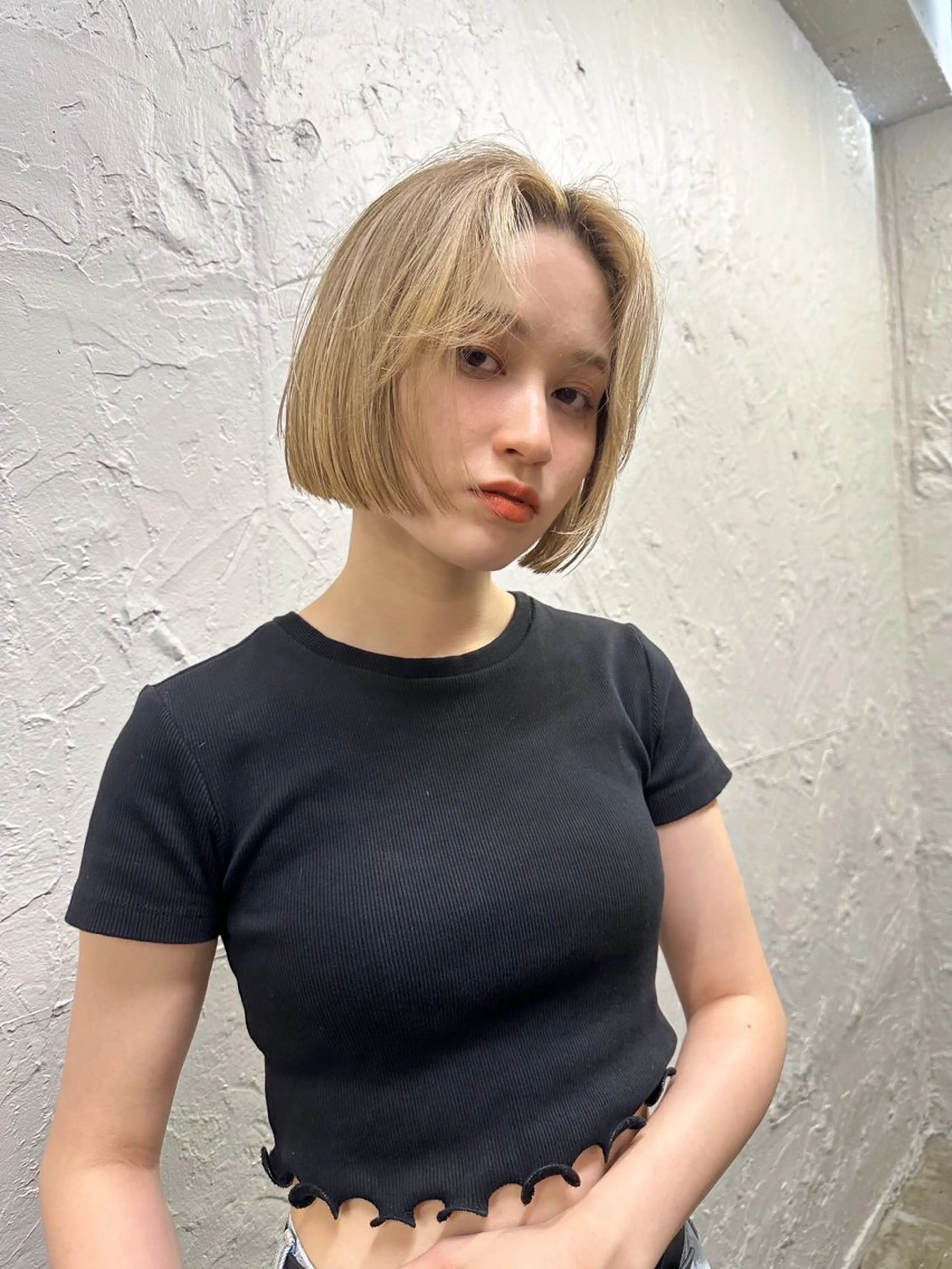 ショート 似合わせカット ボブ/顔周りレイヤー 似合わせcut🪽のヘアスタイル