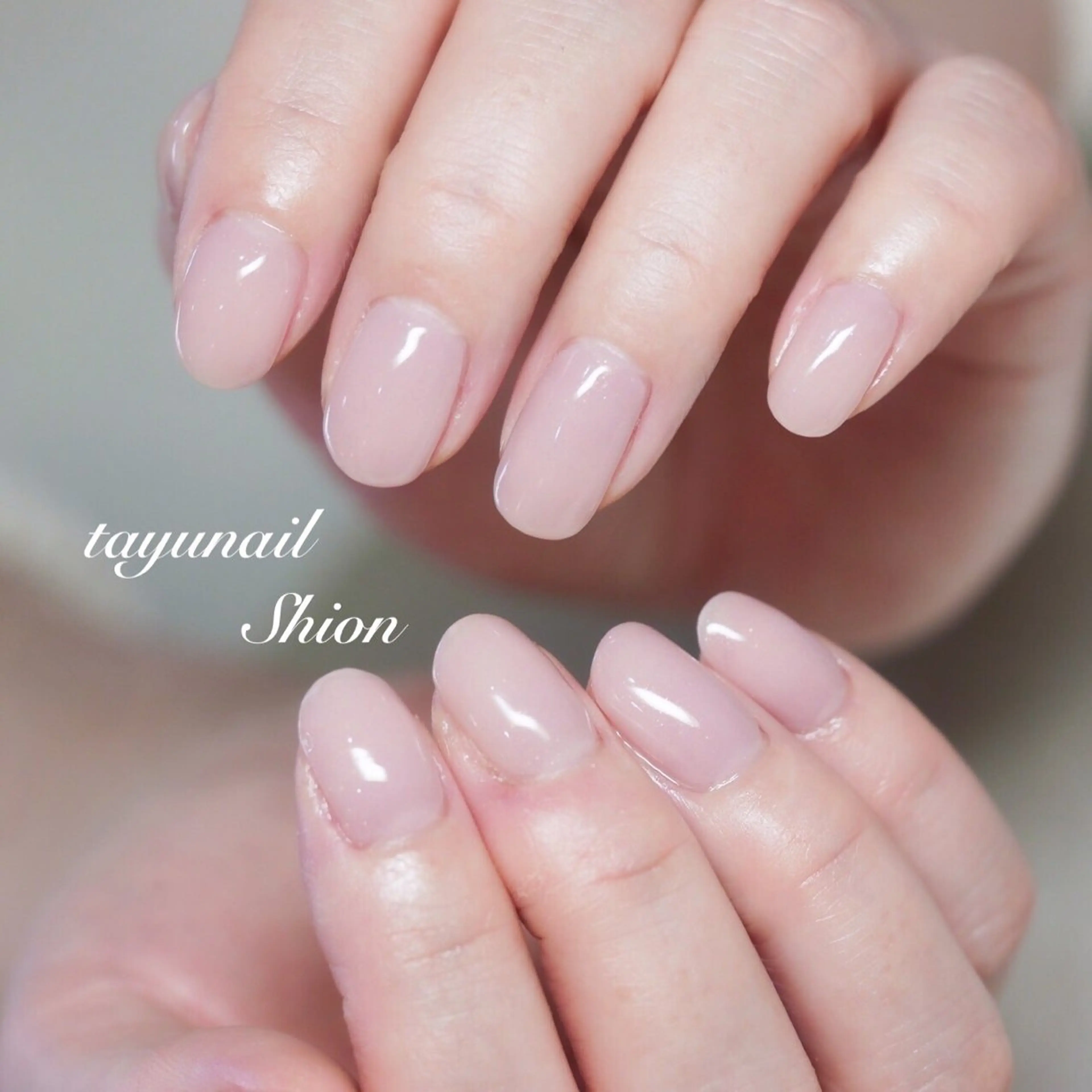 ネイル ジェルネイル オフィスネイル ワンカラーネイル パラジェル 春ネイル ネイルサロン 【たゆnail】のネイルデザイン