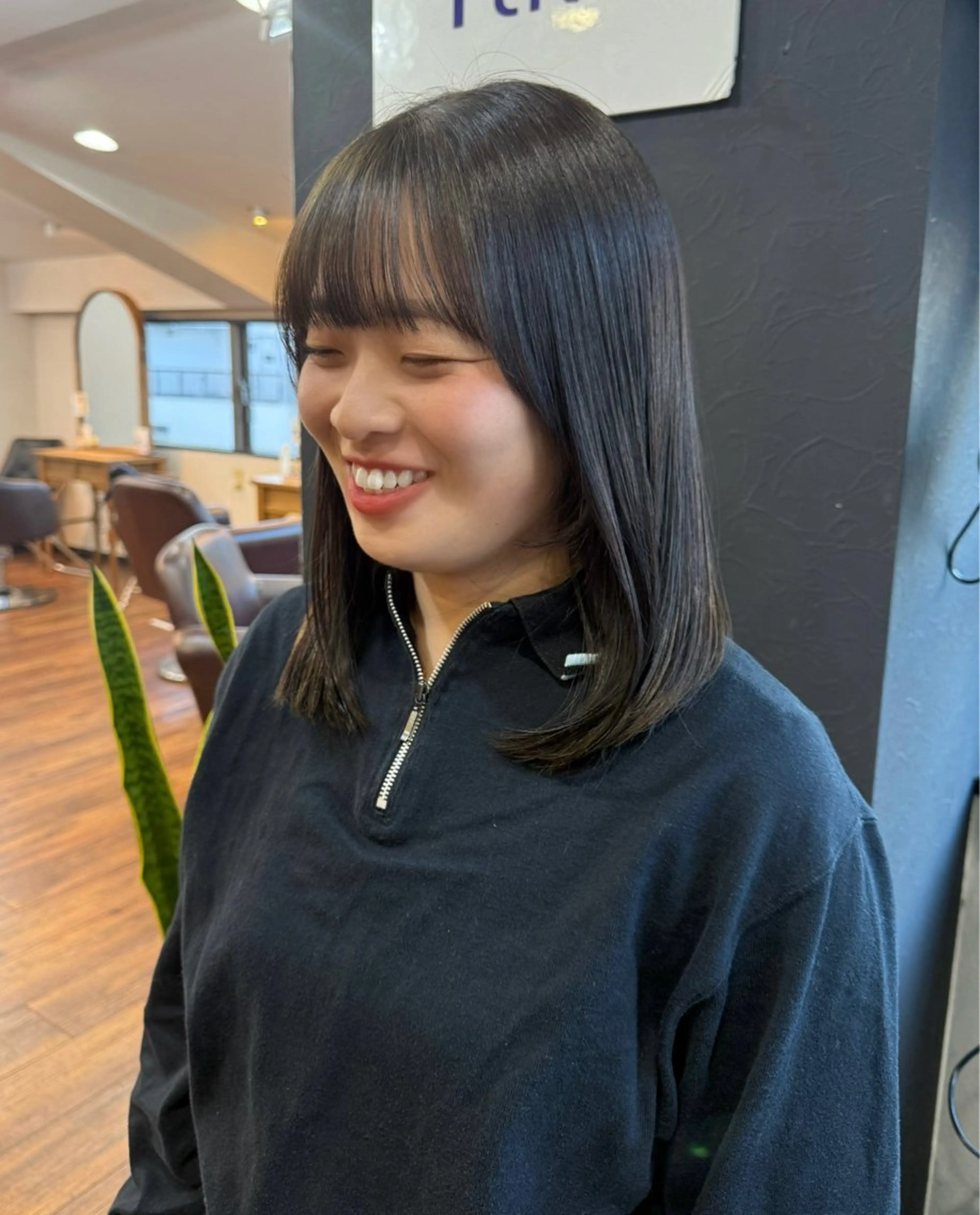 ミディアム カラー 透明感カラー 韓国ヘア 🎀華澄のヘアスタイル