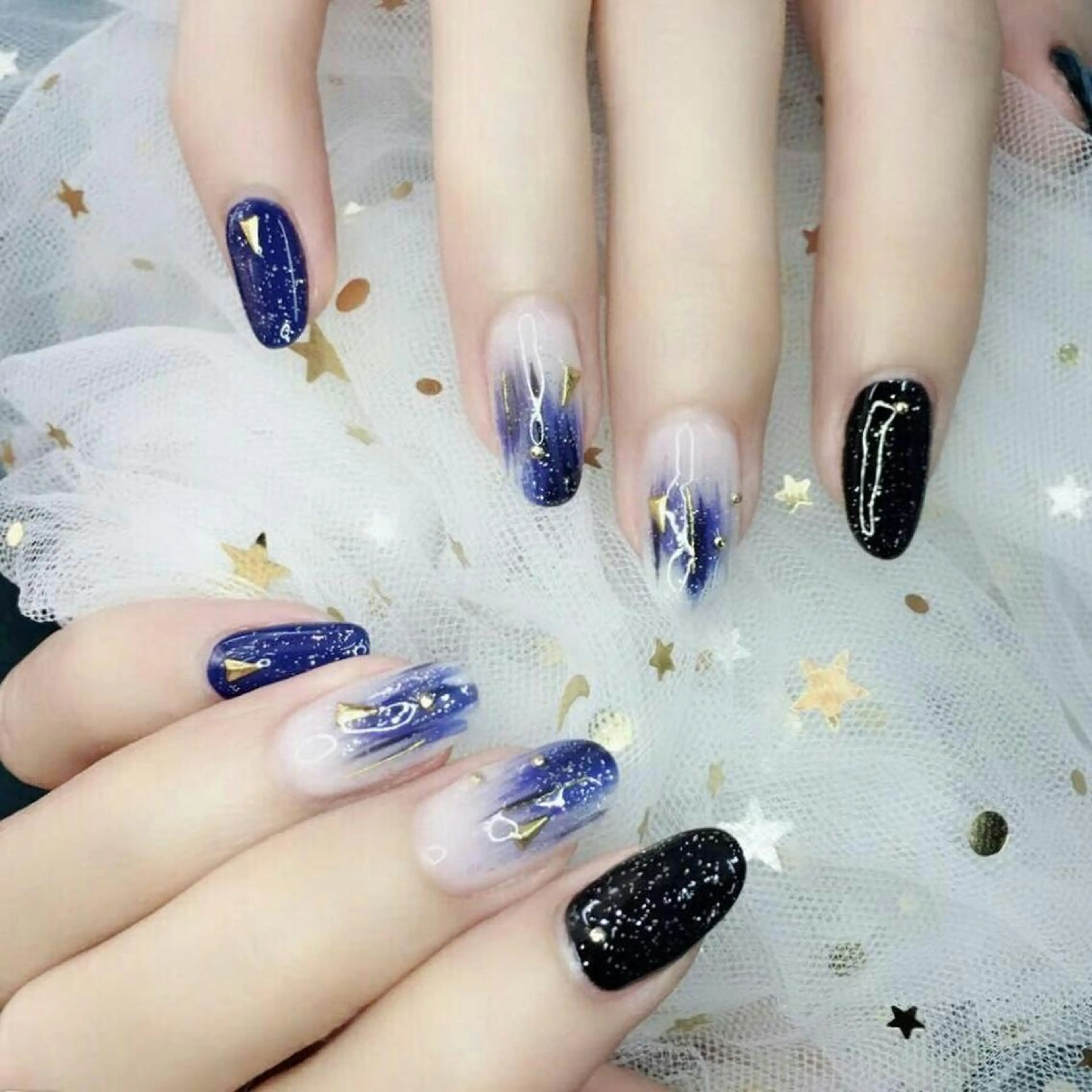 ネイル アニマル柄 アートネイル べっ甲ネイル ドット 長さ出し Melody Nail所属・Melody  3D/スカルプ専門店のネイルデザイン