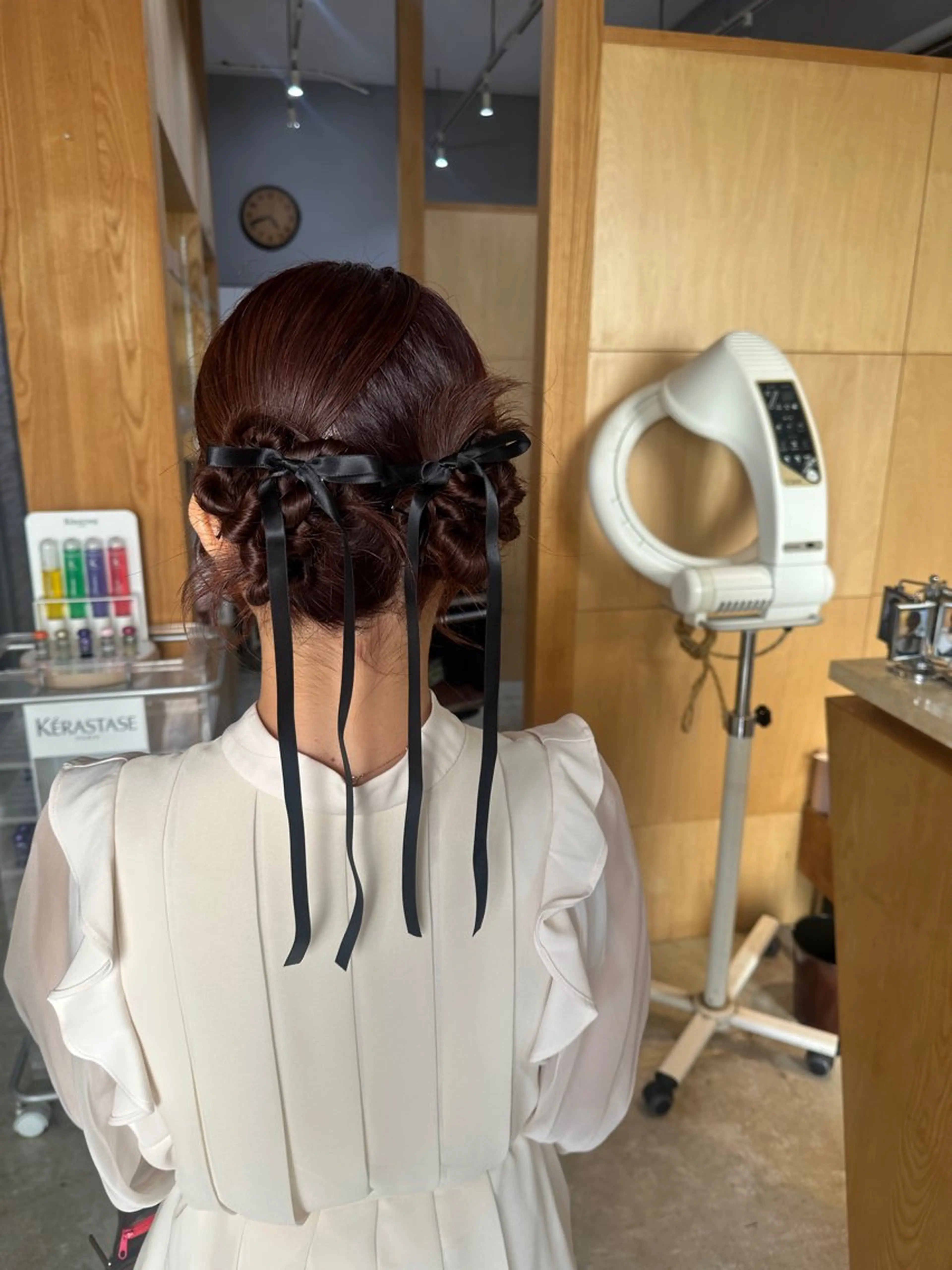 ミディアム ヘアセット miloc MOMOKAのヘアスタイル