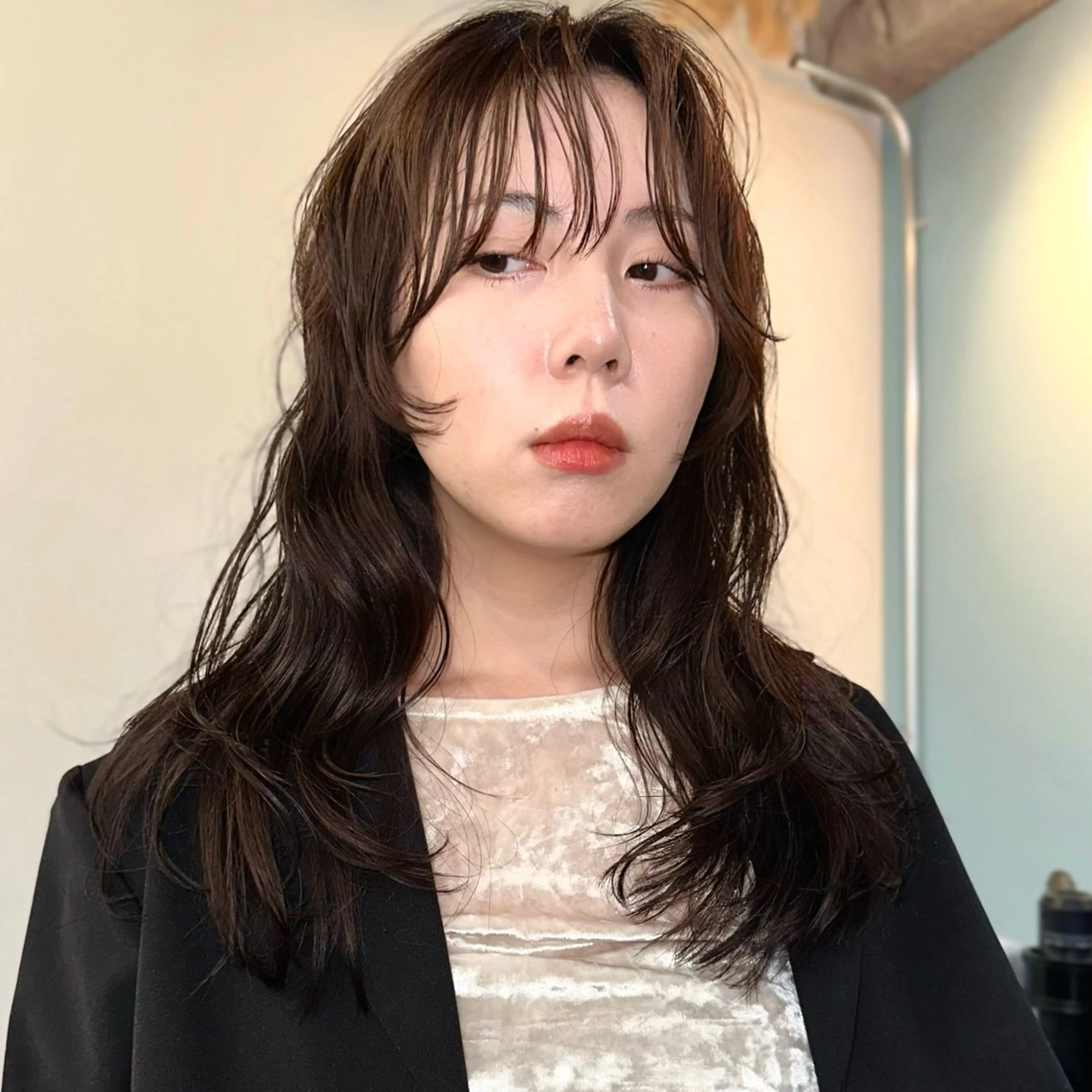 ロング パーマ NUGGET 小野寺一樹のヘアスタイル