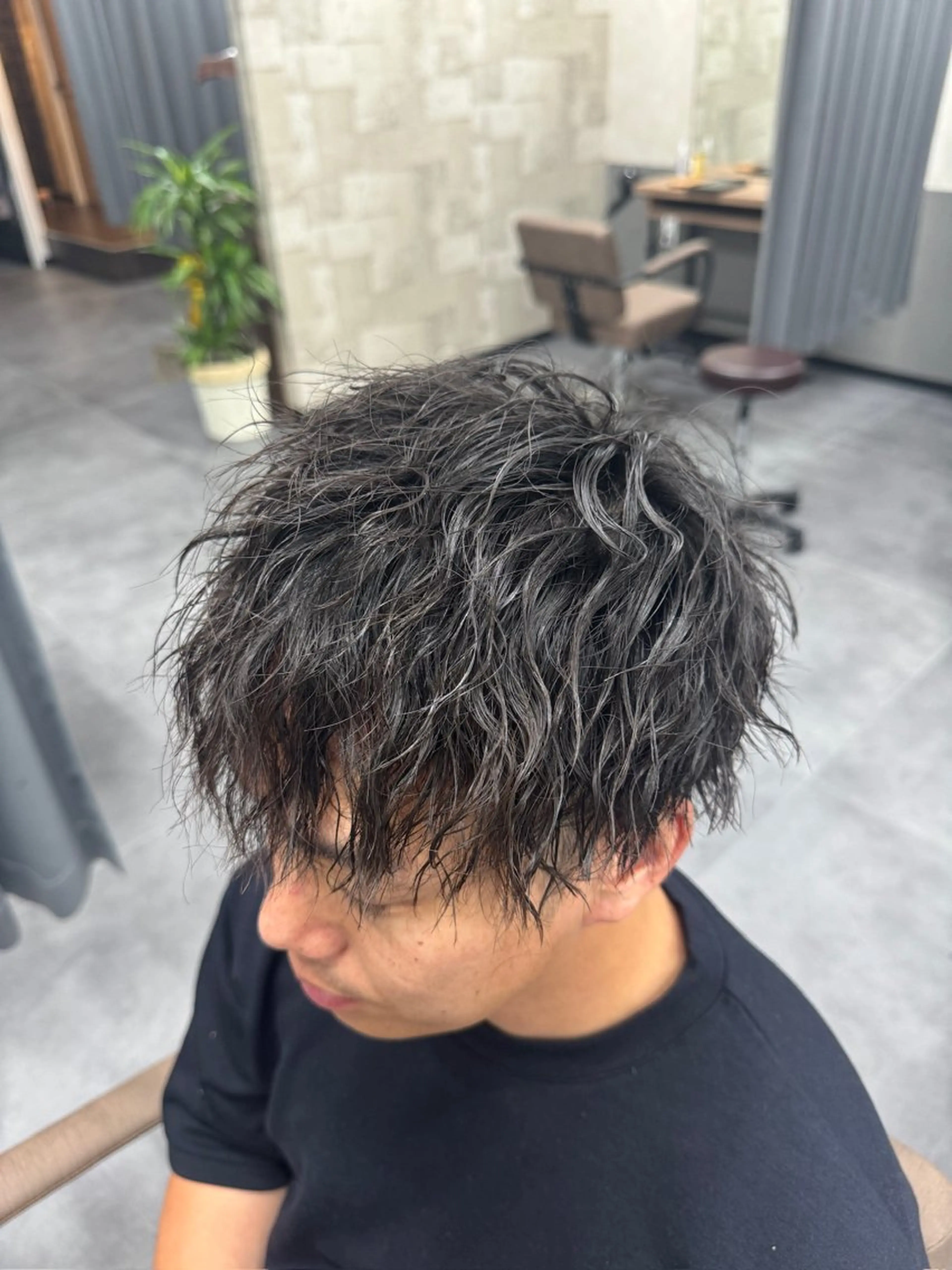 メンズ カット パーマ TELAHAIR 副店長 YUTOのヘアスタイル