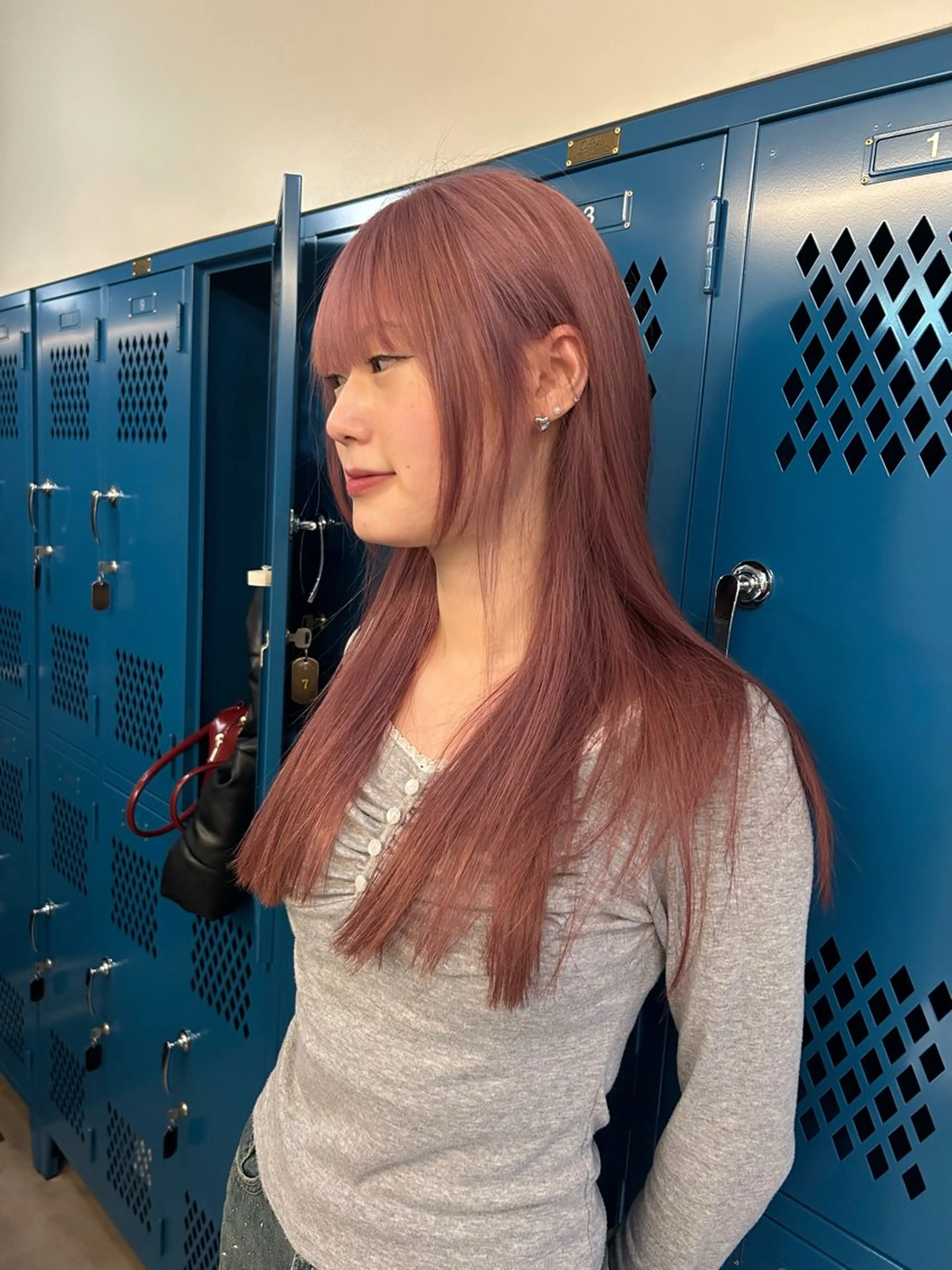 ロング カラー 韓国ボブ/レイヤー ボブ/ EMIRIのヘアスタイル