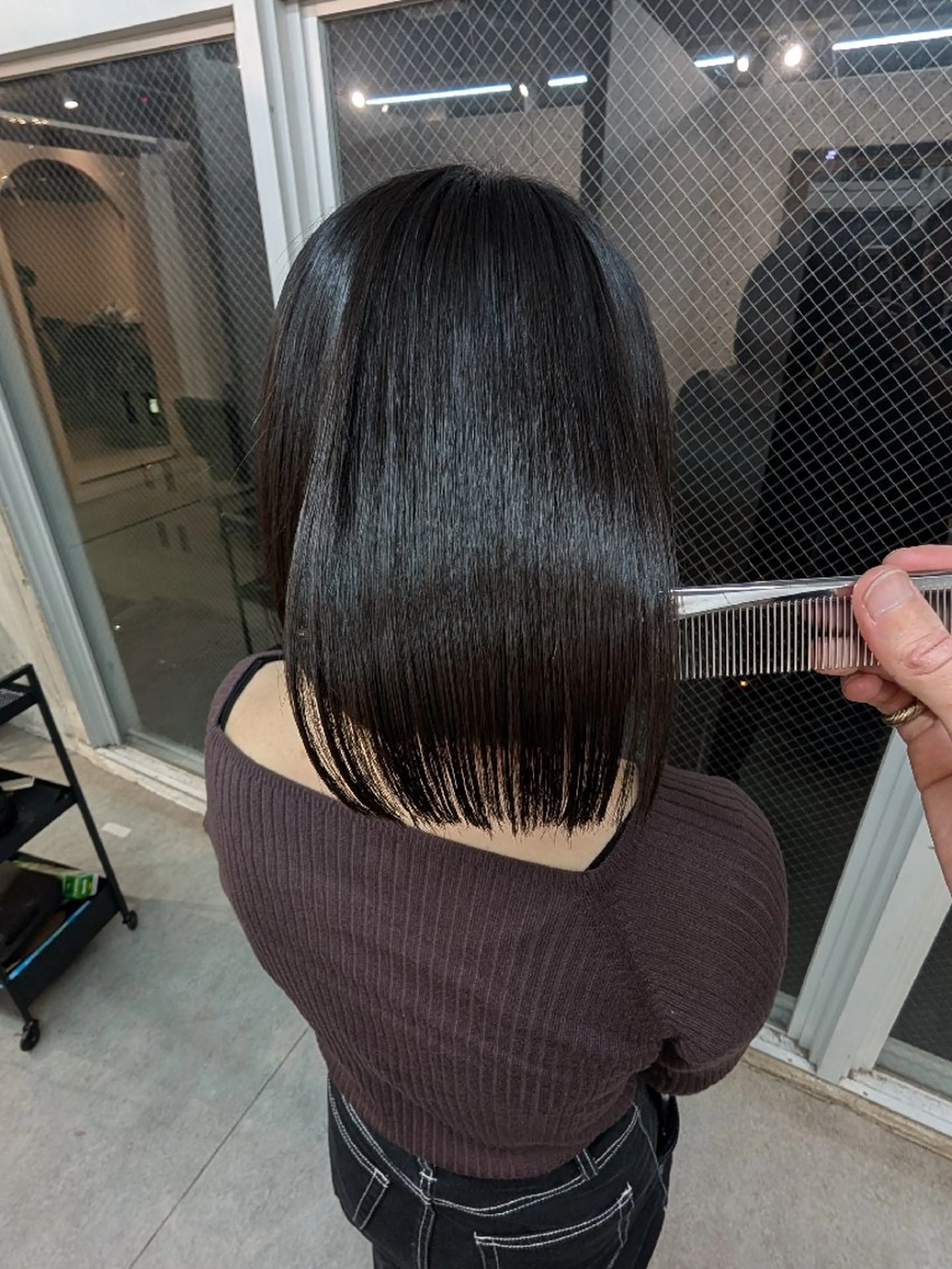 ショート パーマ 髪質改善 トリートメント ストレートパーマ Mood hair salon所属・髪質改善.縮毛矯正 ×韓国ヘアyukiのヘアスタイル