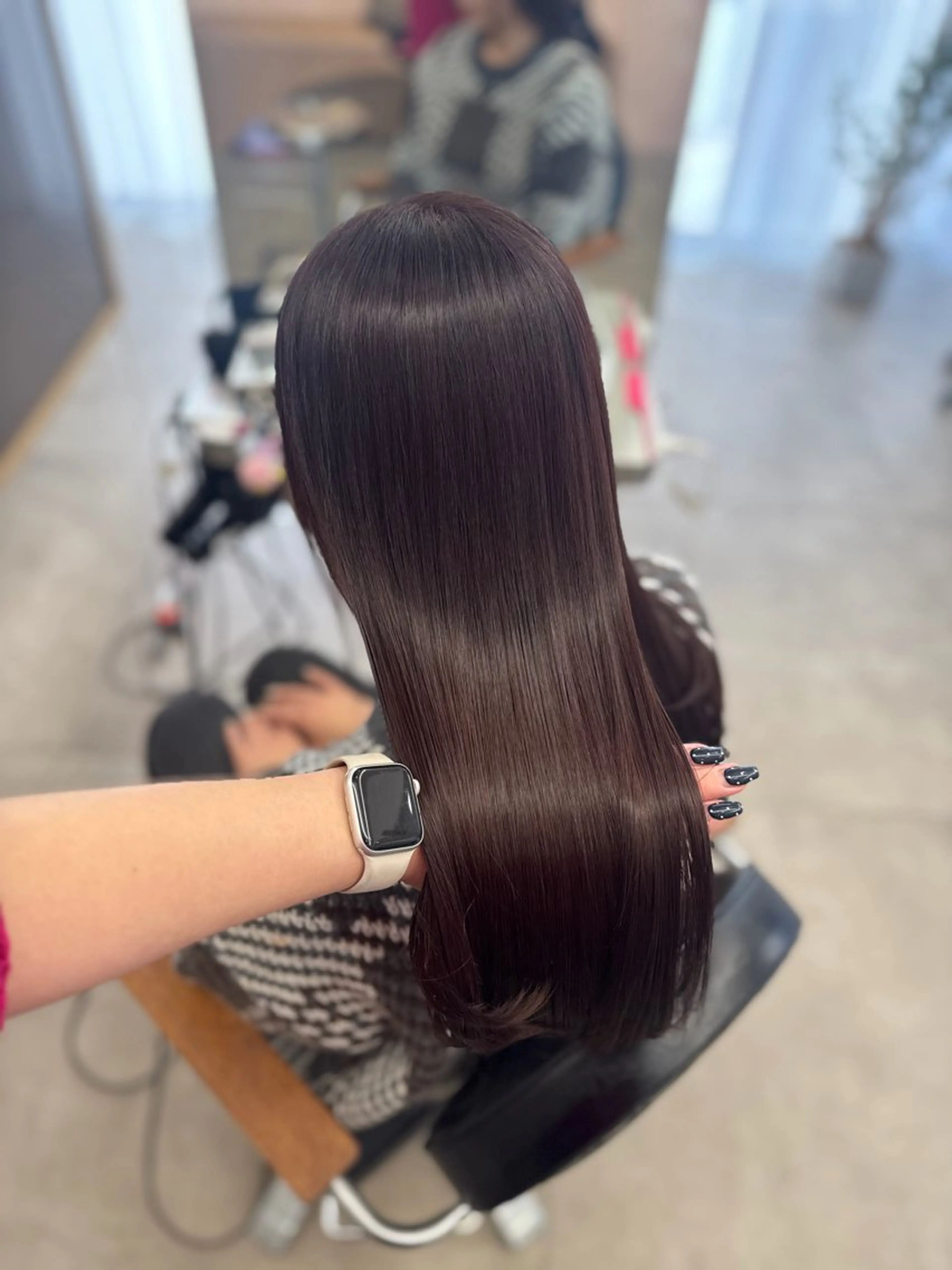 カラー レッドカラー 髪質改善 NAO/ 髪質改善/艶カラーのヘアスタイル