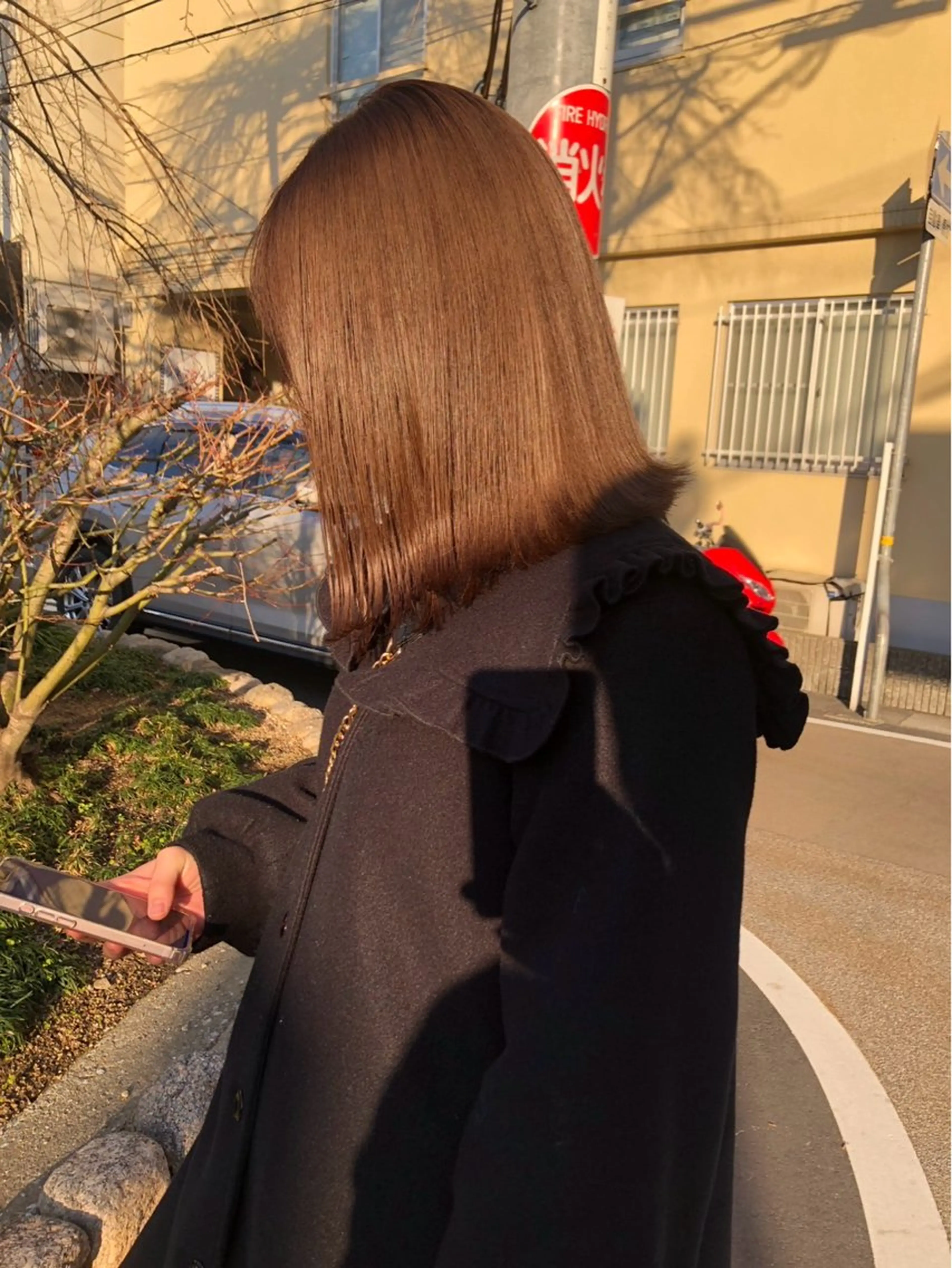 ミディアム カラー pap's宝塚南口 藤原優輝✨のヘアスタイル