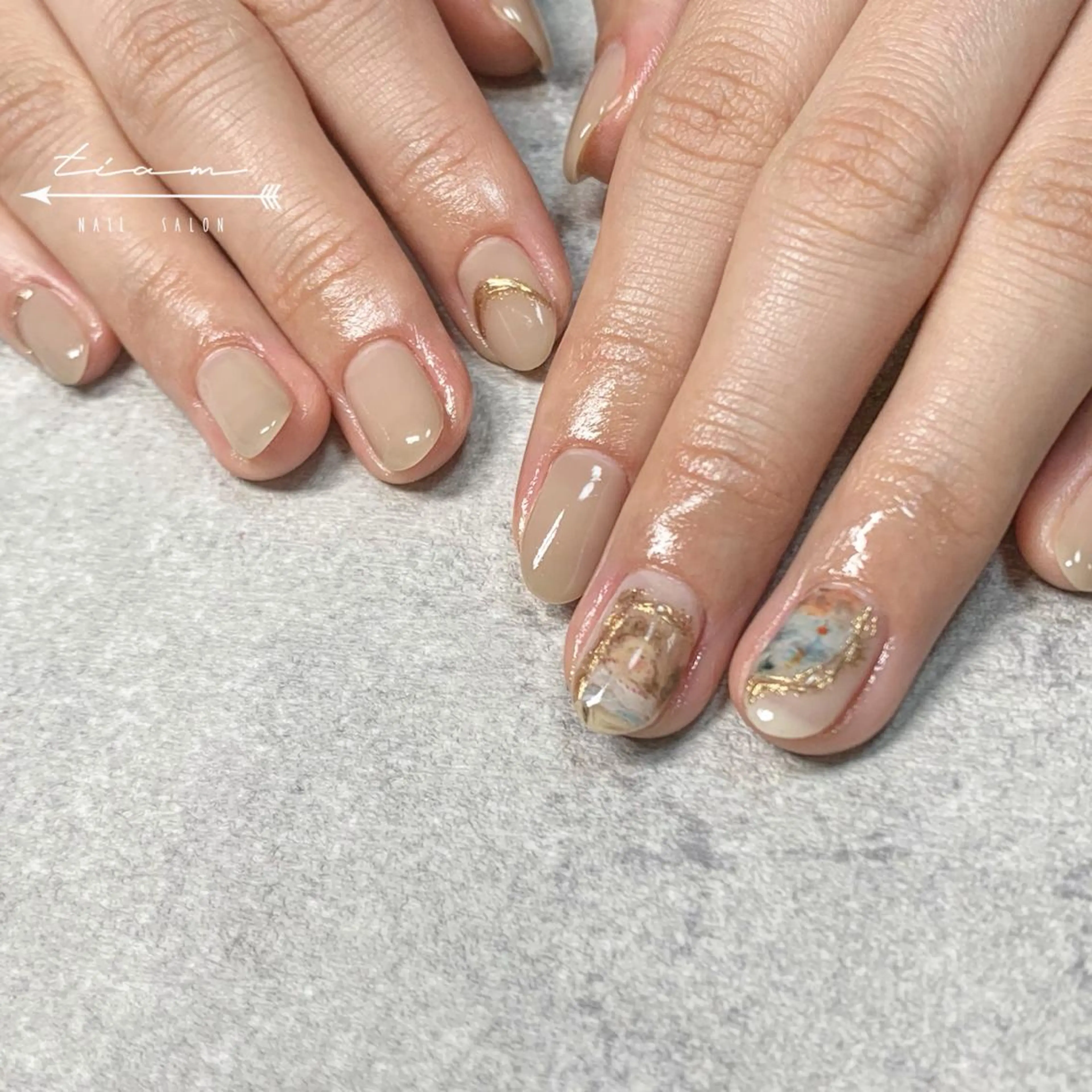 ネイル 持ち込み 𝑡𝑖𝑎𝑚𓂃 きむらゆきののネイルデザイン