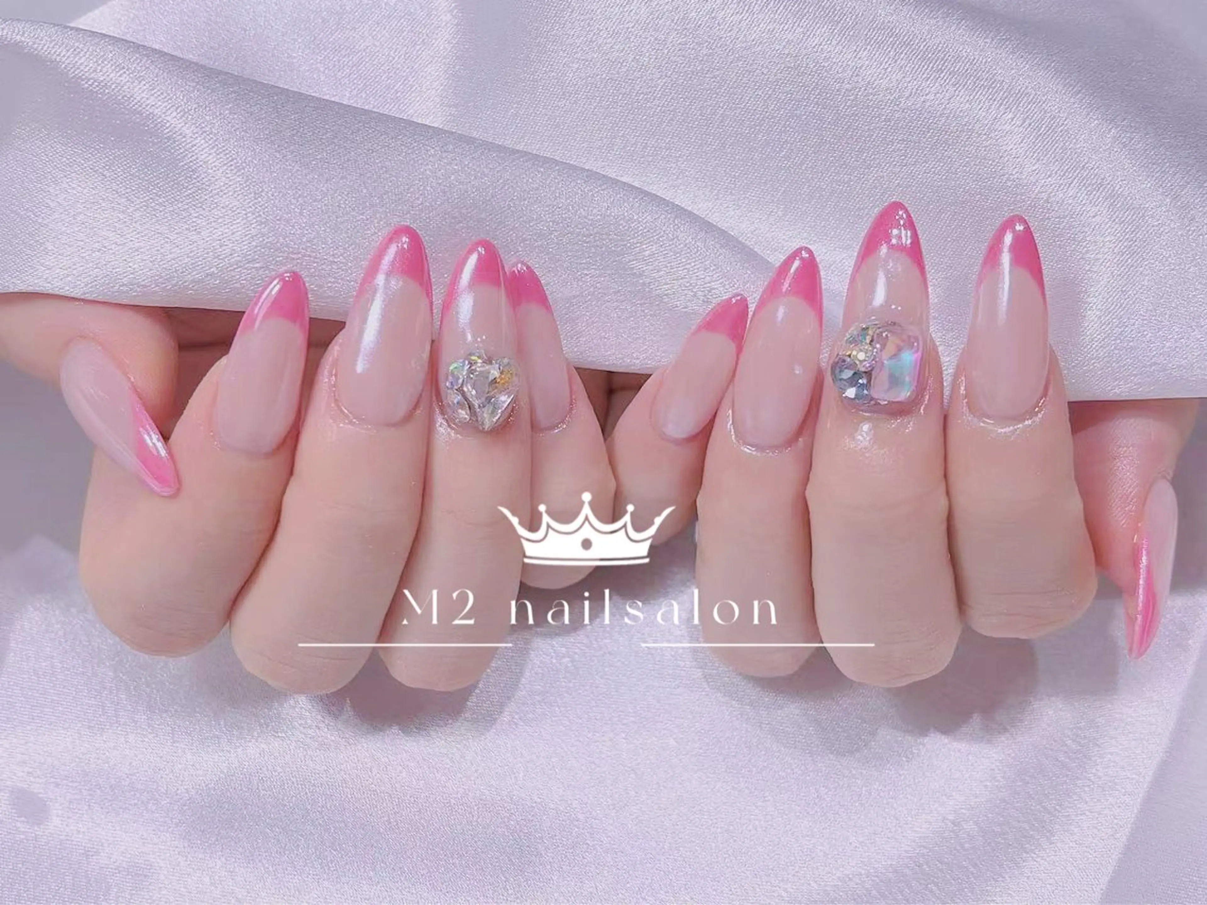 ネイル ハンドネイル 長さだし専門店 M2　rikaのネイルデザイン
