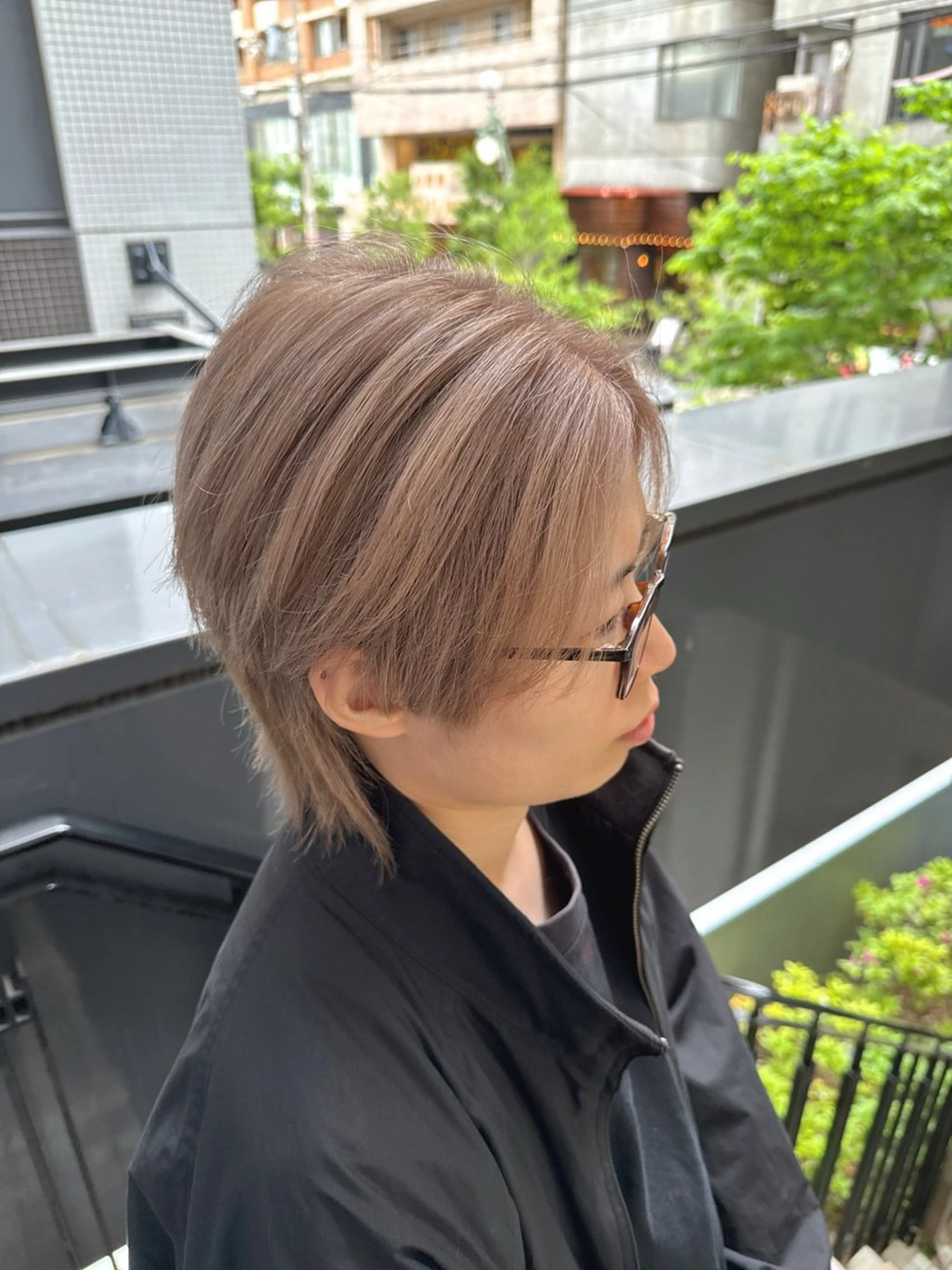 カラー メンズ カット ヘアカラー トリートメント 河野 悠のヘアスタイル