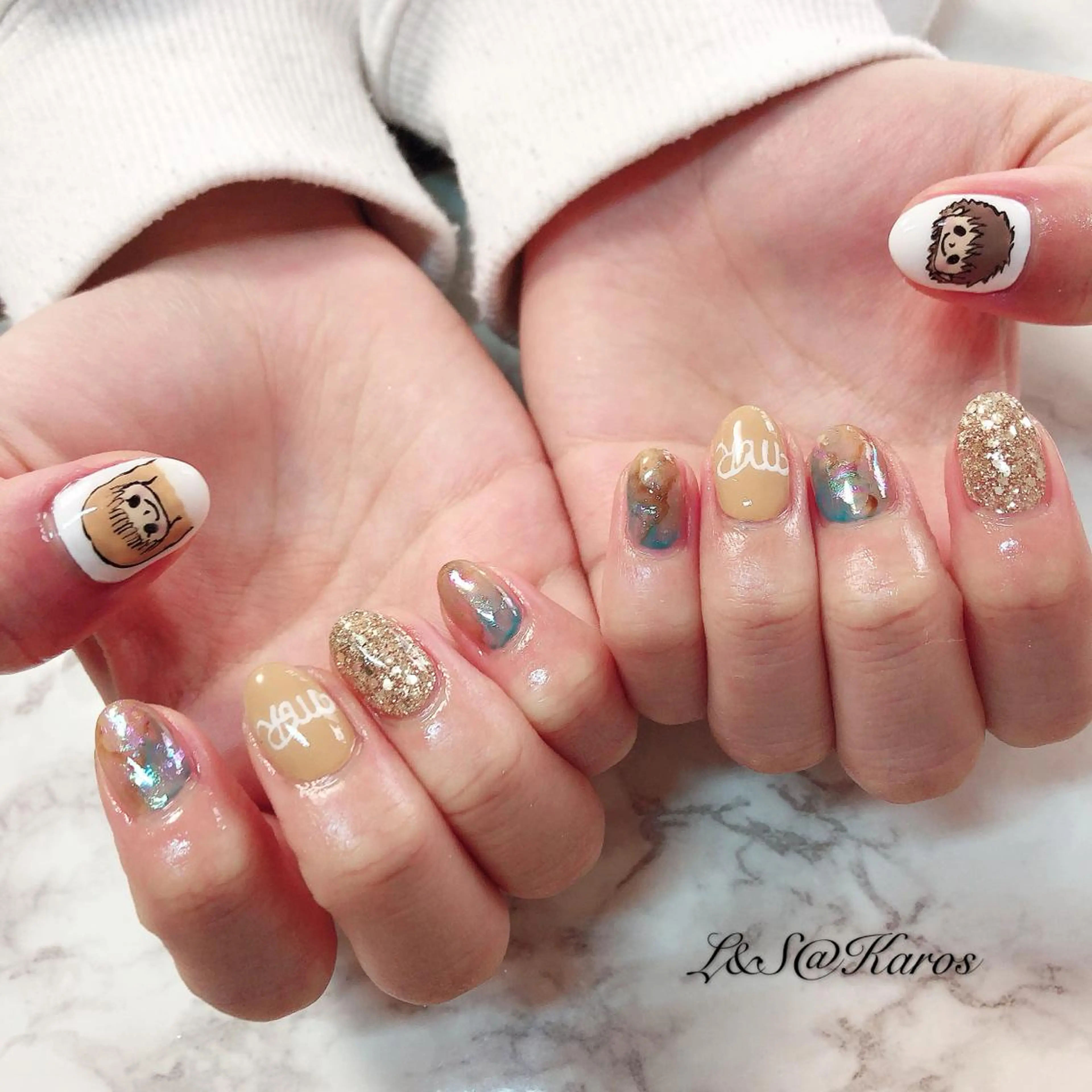 ネイル アートネイル ハンドネイル L&S@ Karosのネイルデザイン