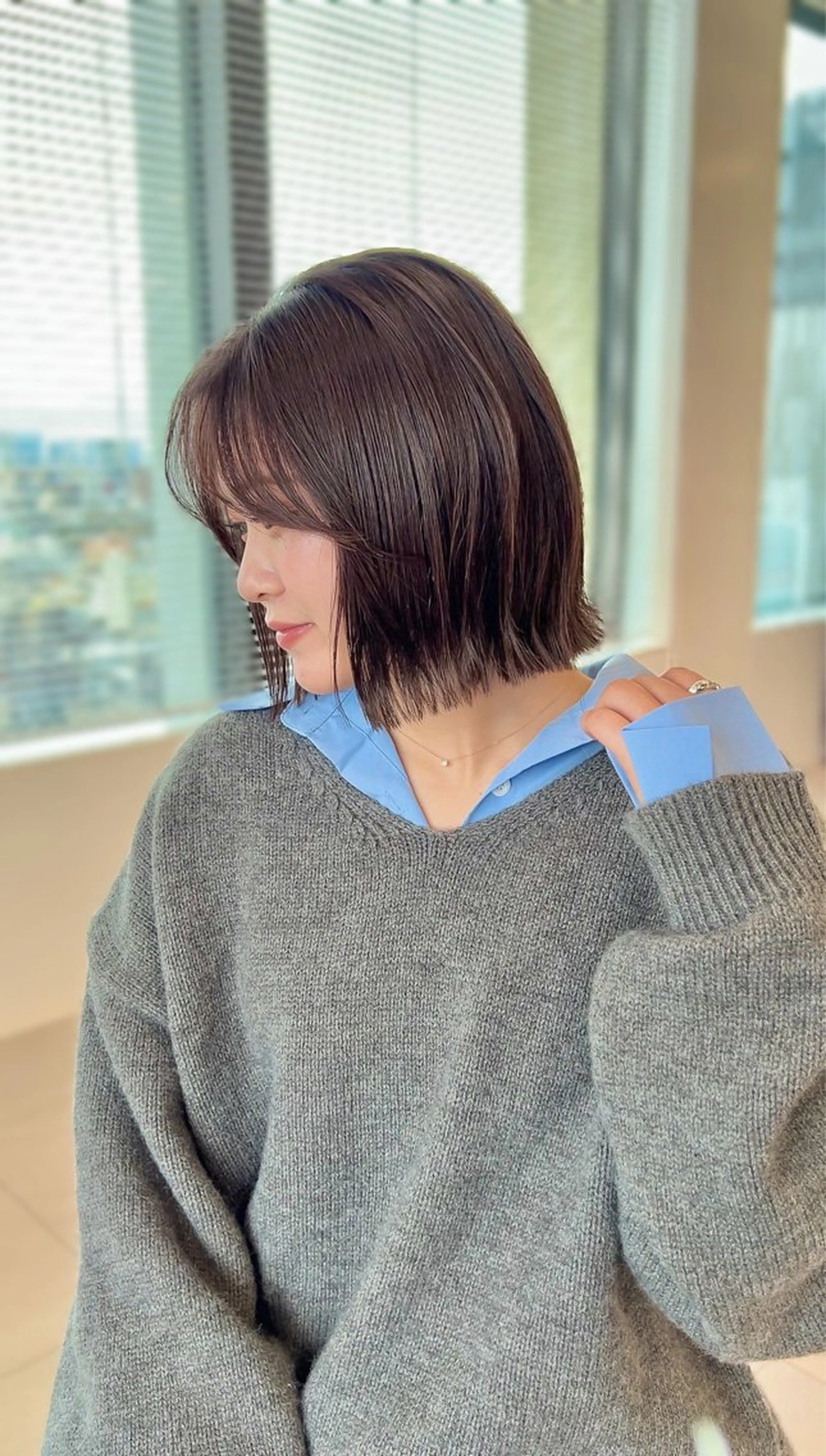 ショート カラー ⭐️似合わせボブ ⭐️かえでのヘアスタイル