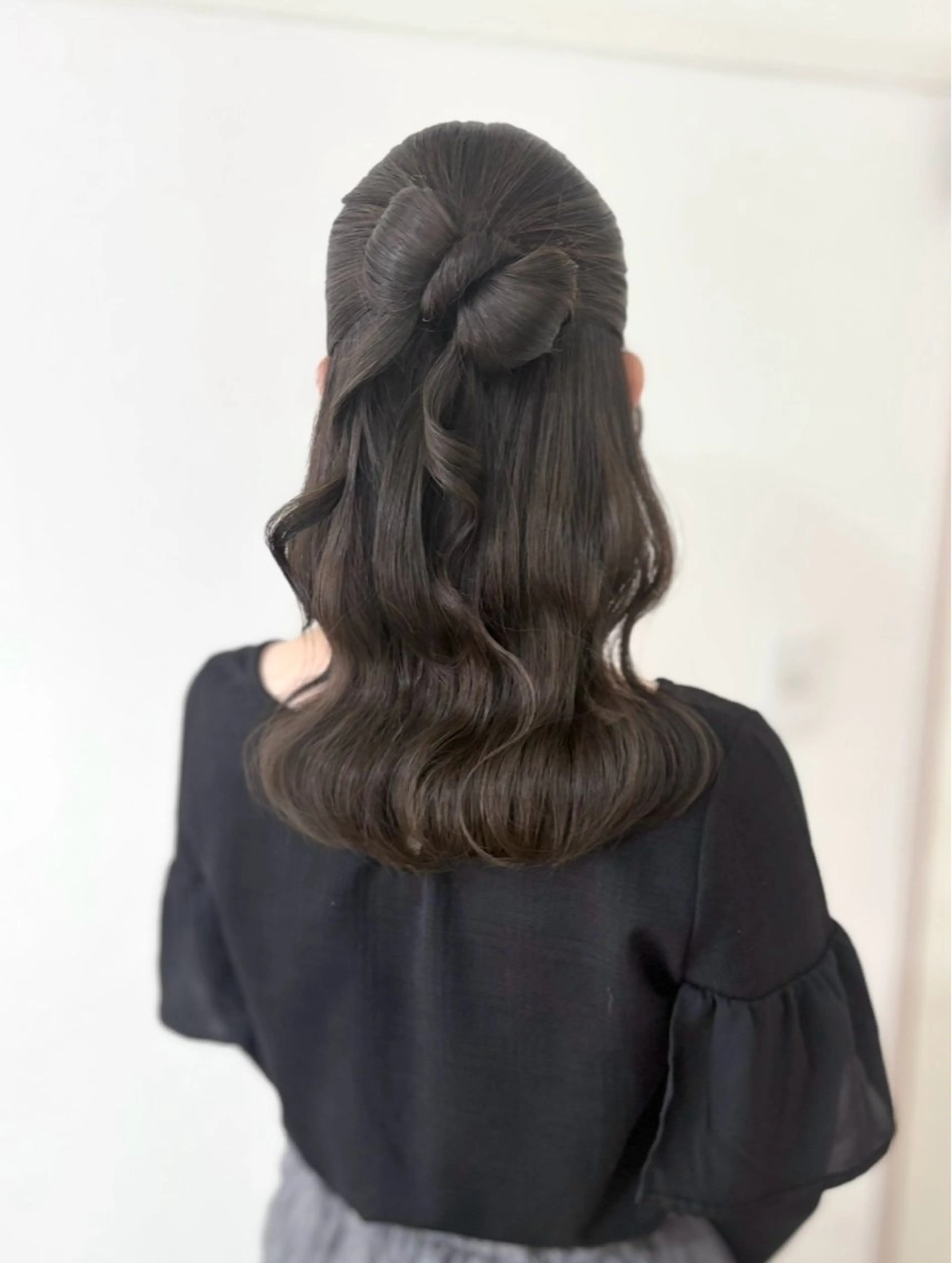 ヘアアレンジ ハーフアップ ヘアセット ヘアセットサロン /上坪愛美のヘアスタイル