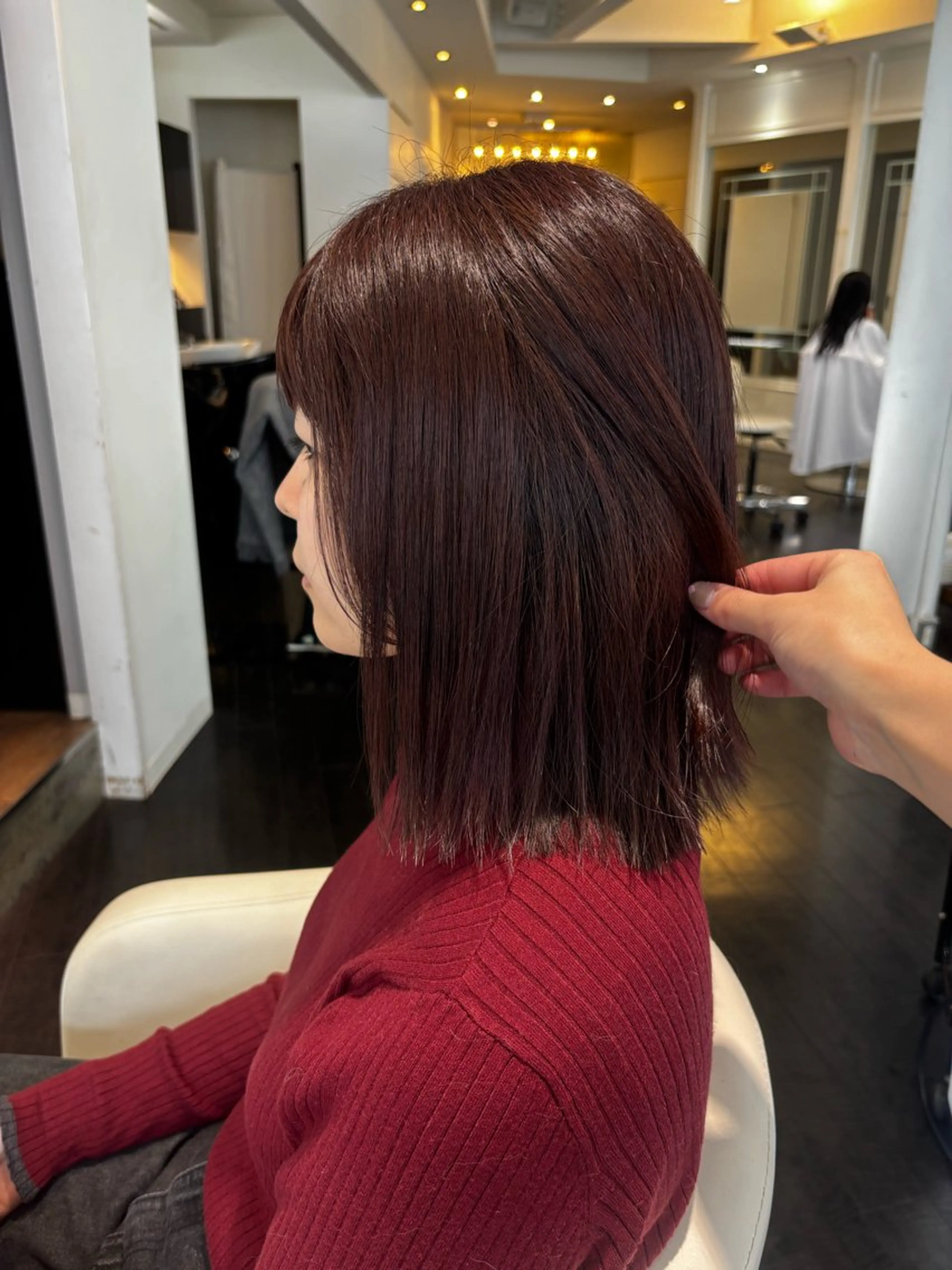 ミディアム カット ヘアカラー 髪質改善🤍ボブ🤍 ARC＋代官山/りこのヘアスタイル