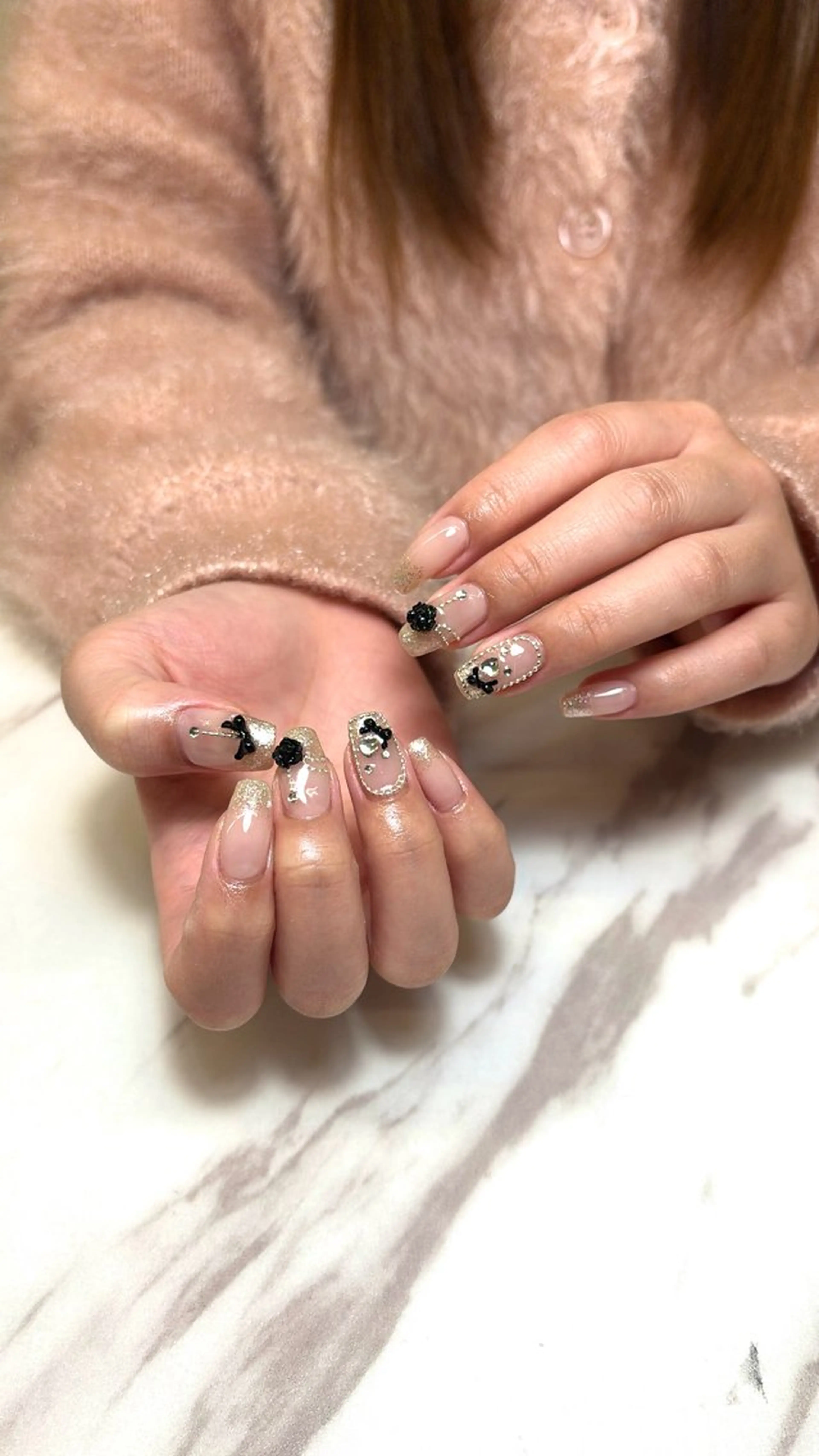 ネイル ハンドネイル 韓国/ワンホン/ yukiのネイルデザイン