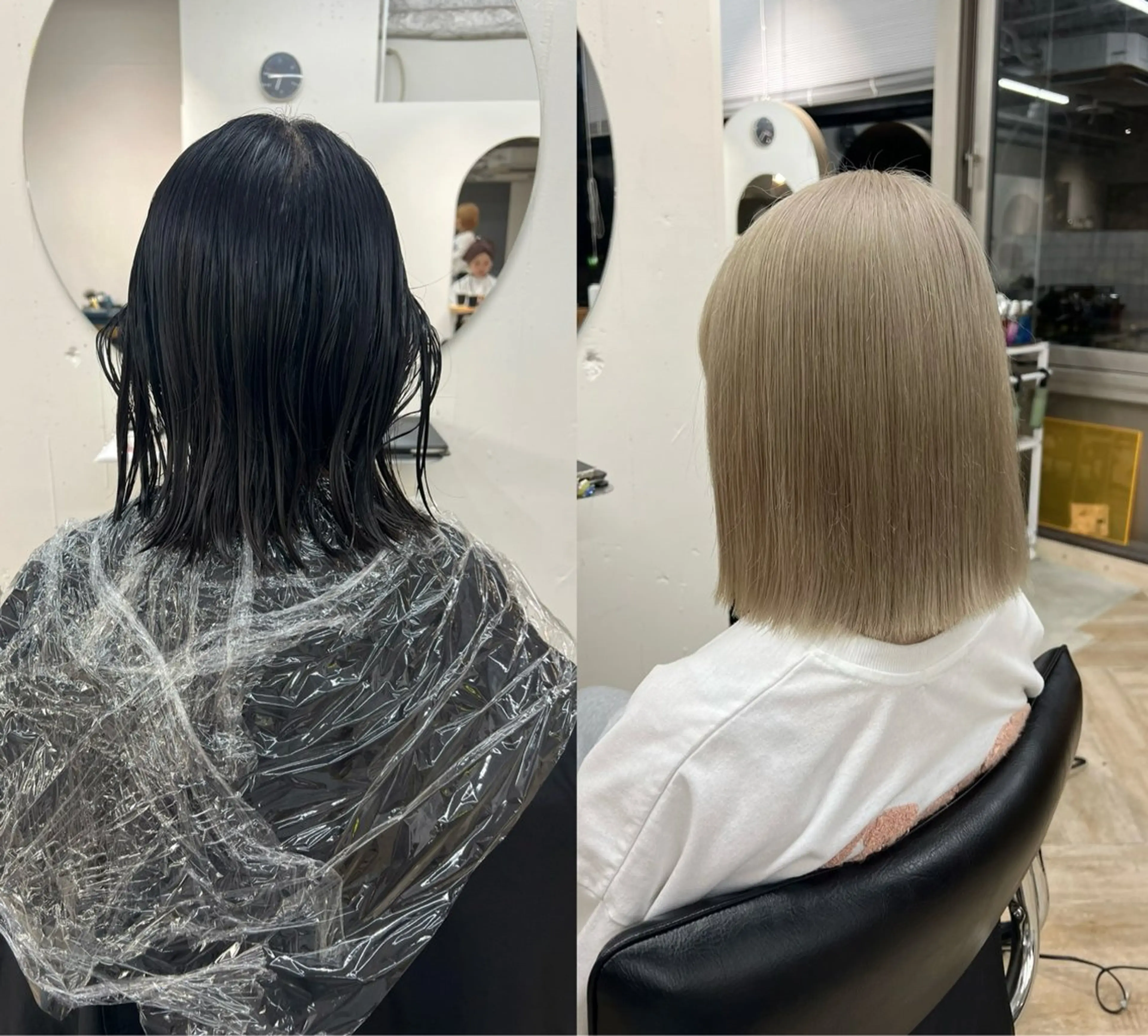 ショート カラー ヘアカラー トリートメント ベージュ/髪質改善 新潟/万代/井上佑のヘアスタイル