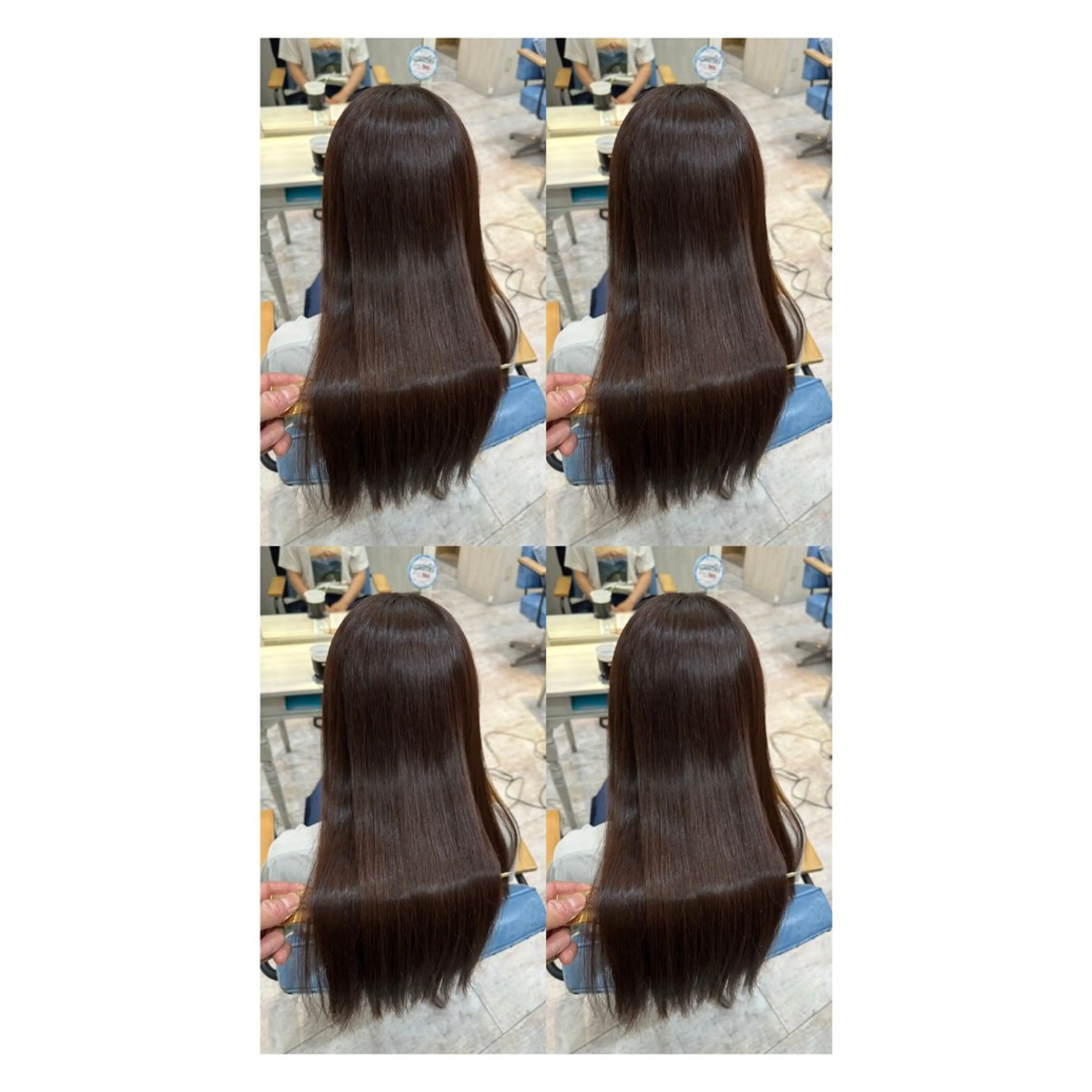 ロング カラー 透明感カラー 髪質改善 縮毛矯正 トリートメント ヘアカラー トリートメント 店長✨レイヤー✖️ 髪質改善✖️韓国ヘアのヘアスタイル