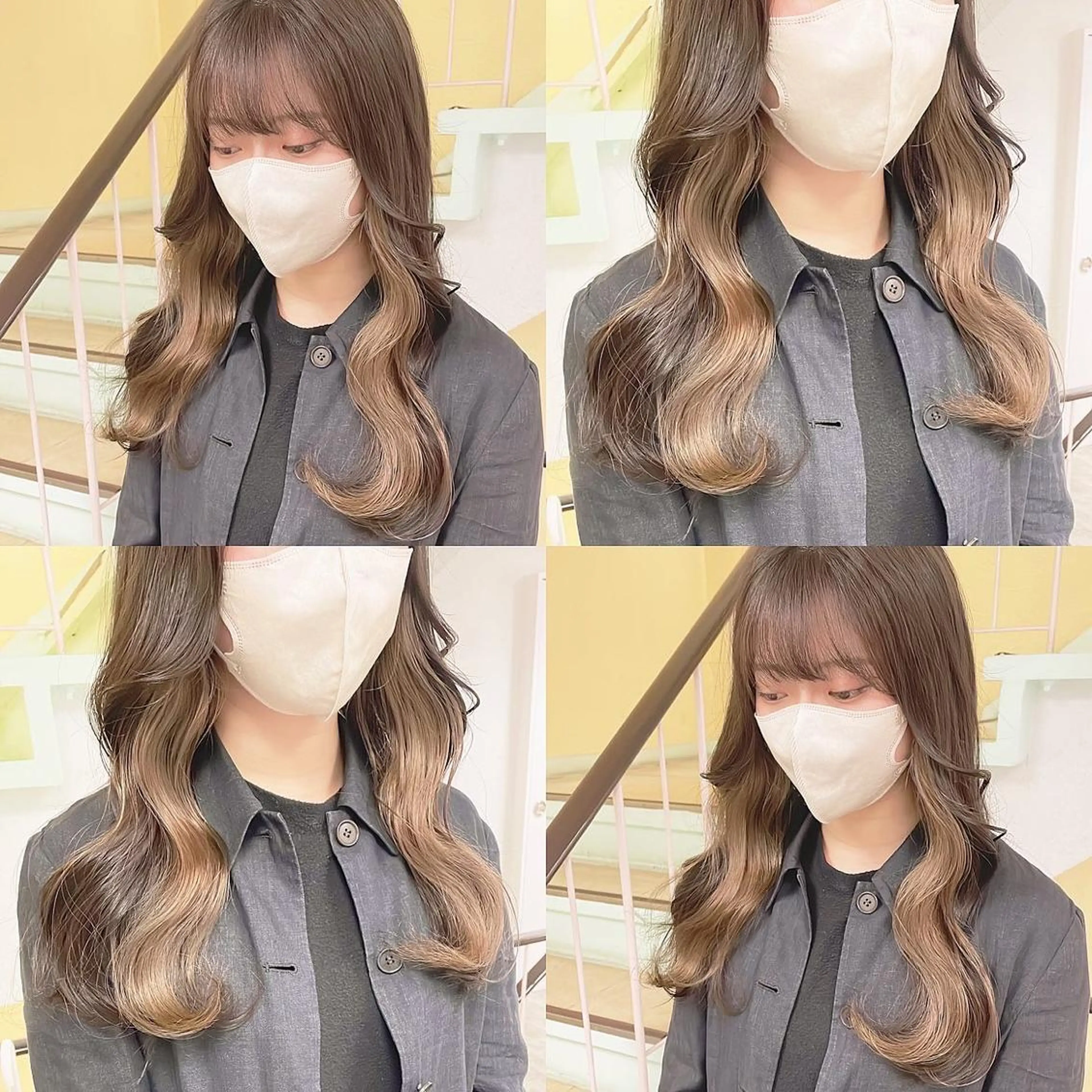 カラー ヘアカラー トリートメント 渋谷:インナーカラー ／🍒エリカ🍒のヘアスタイル