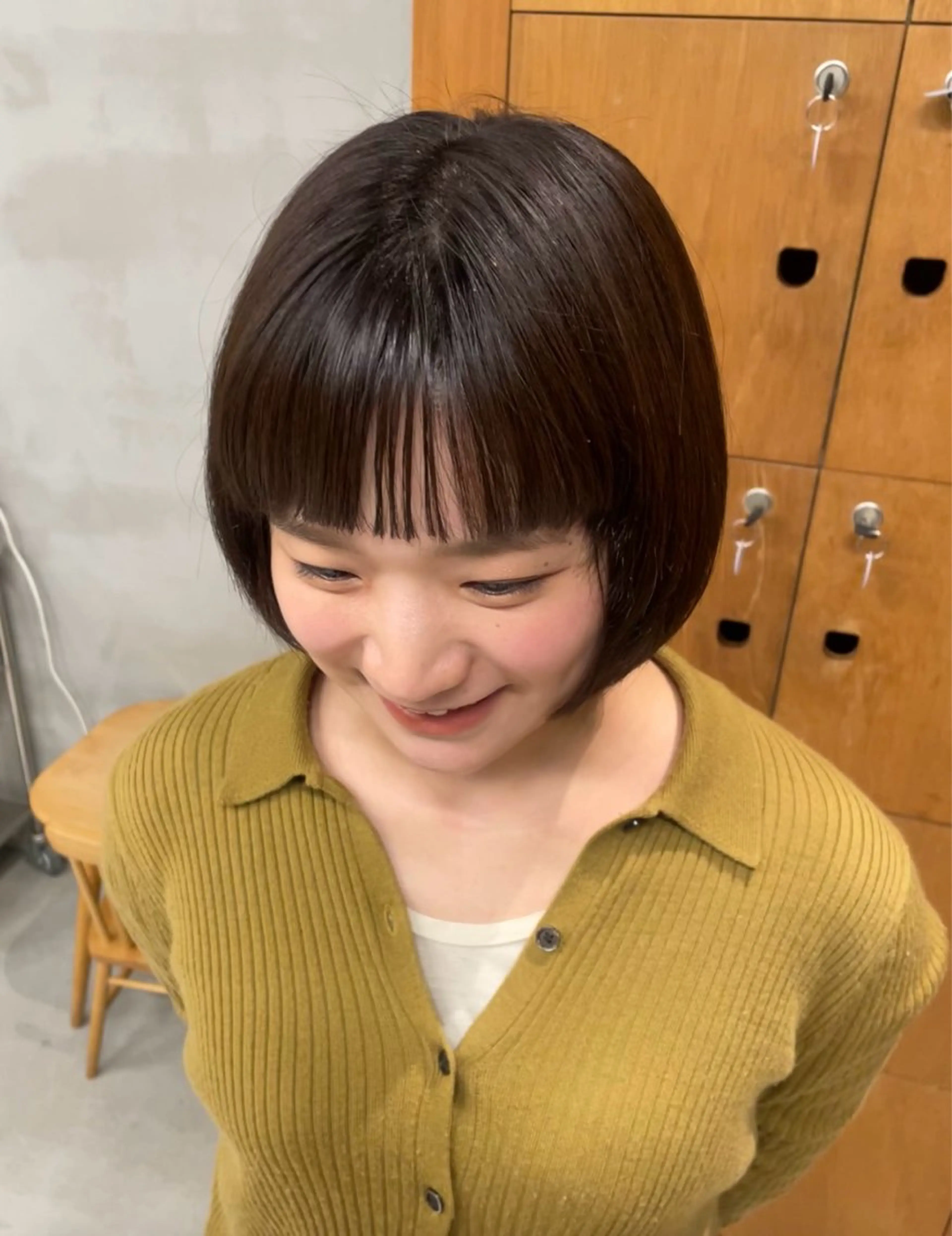 カラー chisato☁️ カットカラーモデルのヘアスタイル