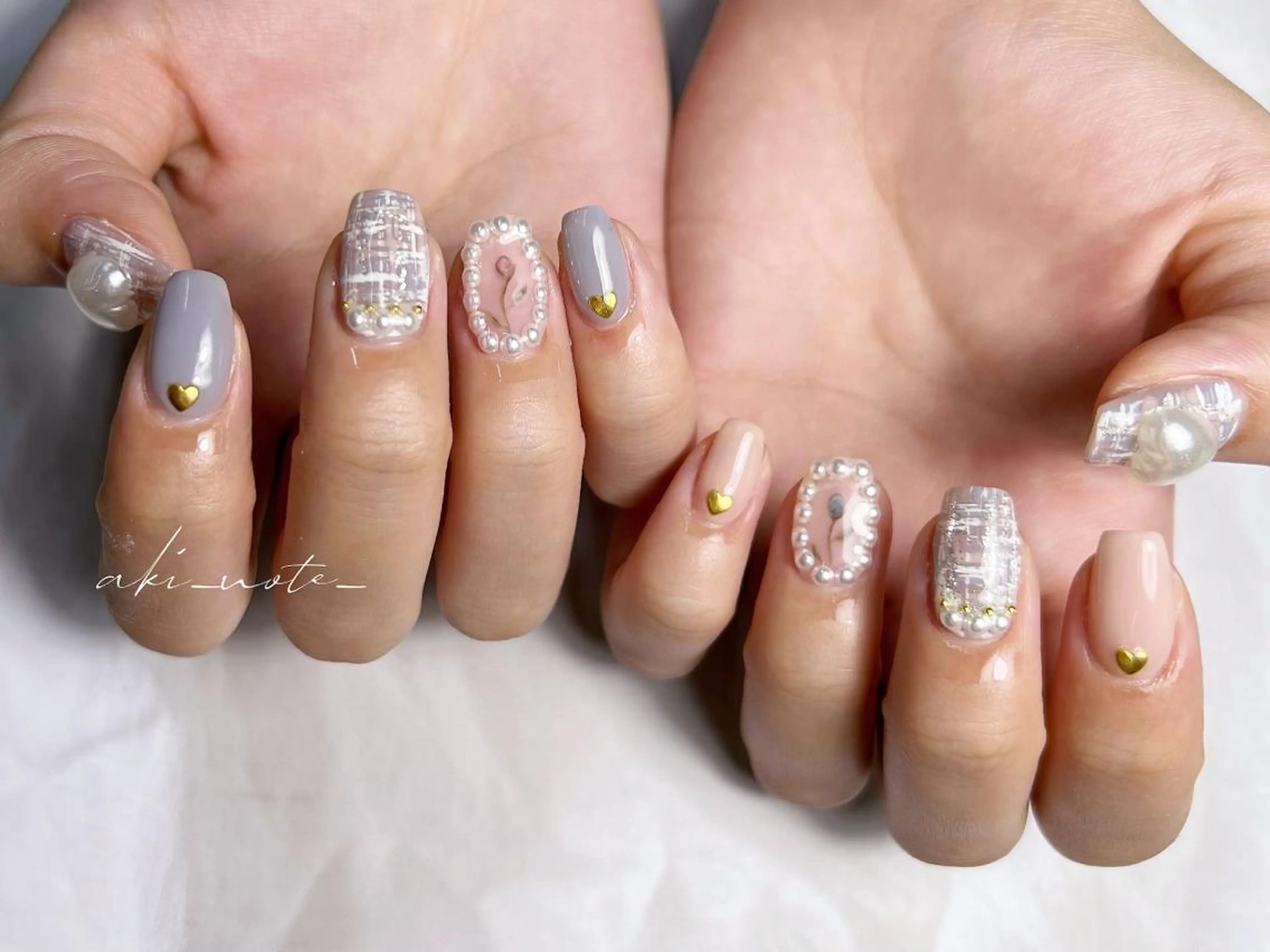 ネイル アートネイル ハンドネイル フットネイル GRANDE大須 栄/店長 aki🌙のネイルデザイン