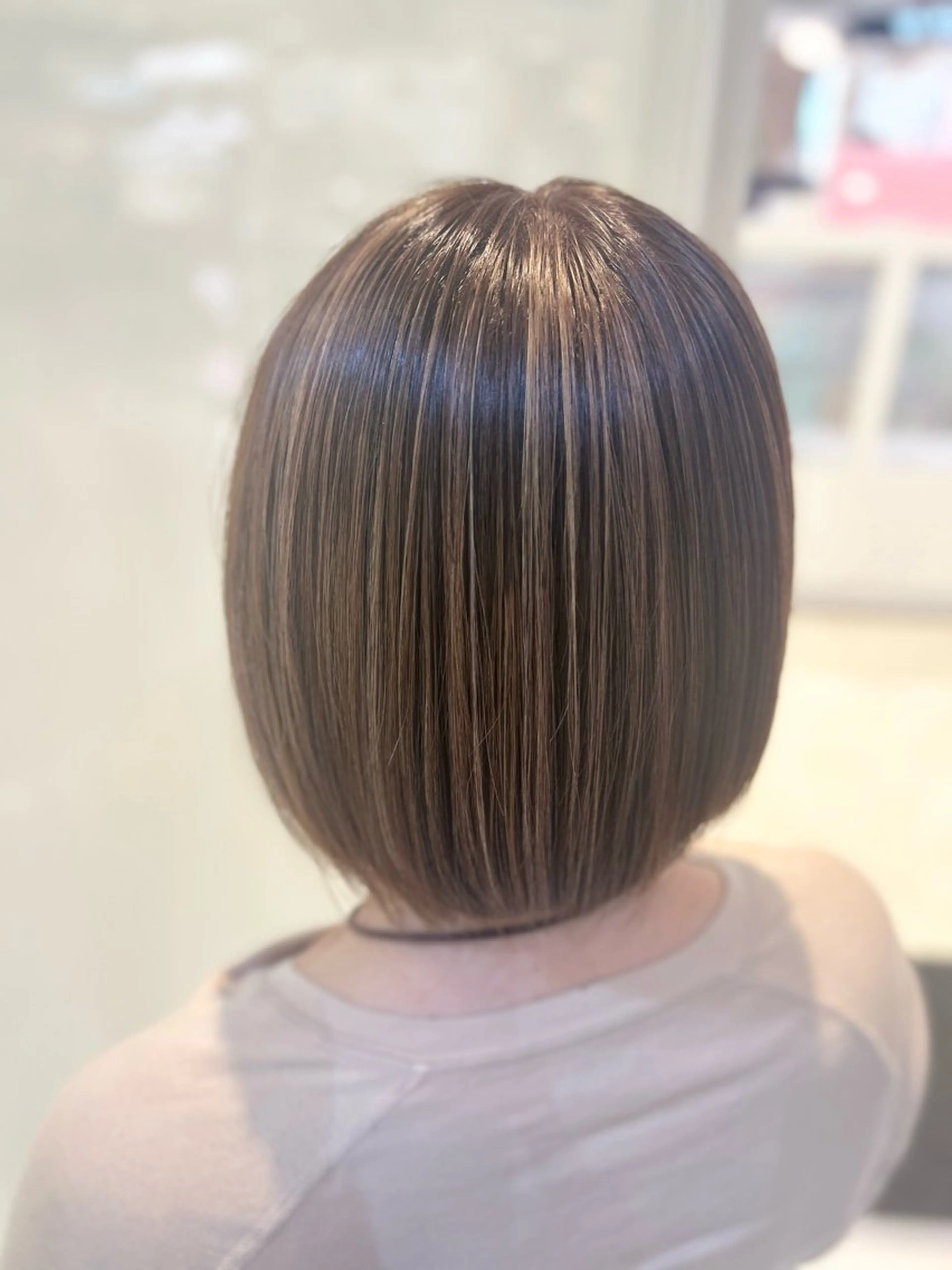 ショート カラー ヘアカラー トリートメント 縮毛矯正/髪質改善/ 艶髪ササキナツミのヘアスタイル