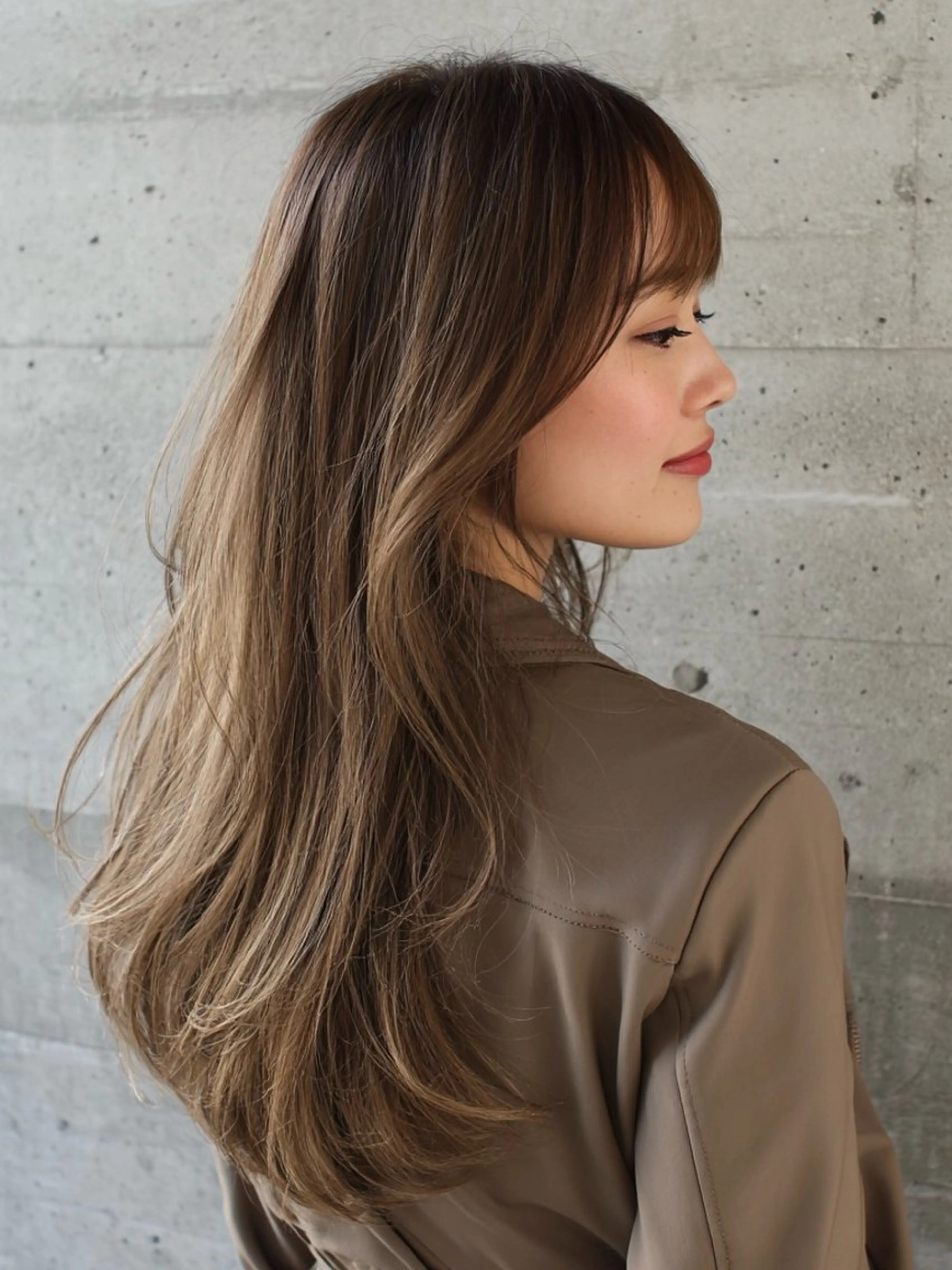 セミロング カラー ヘアカラー トリートメント 池袋/カラー特化🎨 ロング料金なし🩵のヘアスタイル