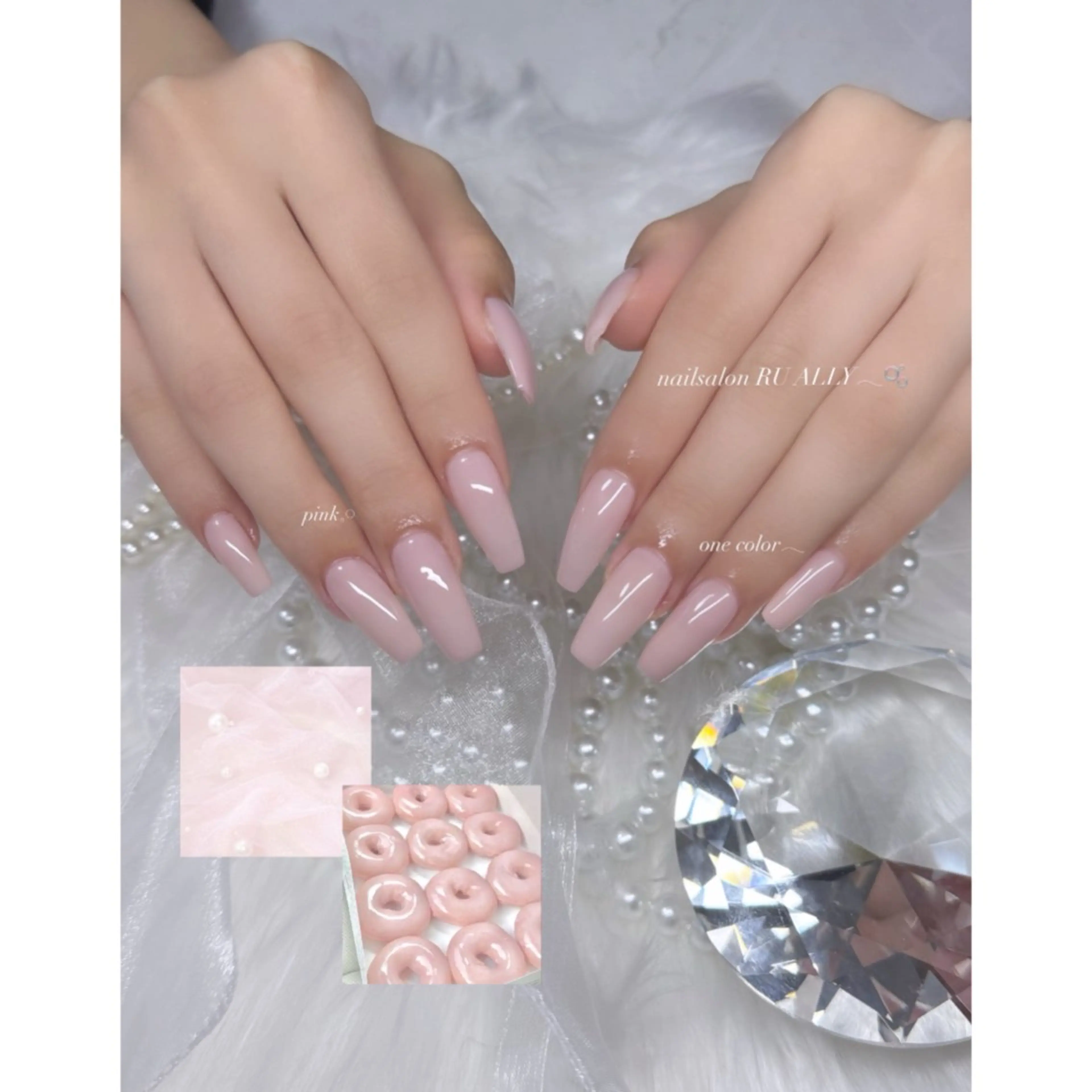 ロング ハンドネイル RUALLY 店長 NANO.*⑅¨̮♡のネイルデザイン