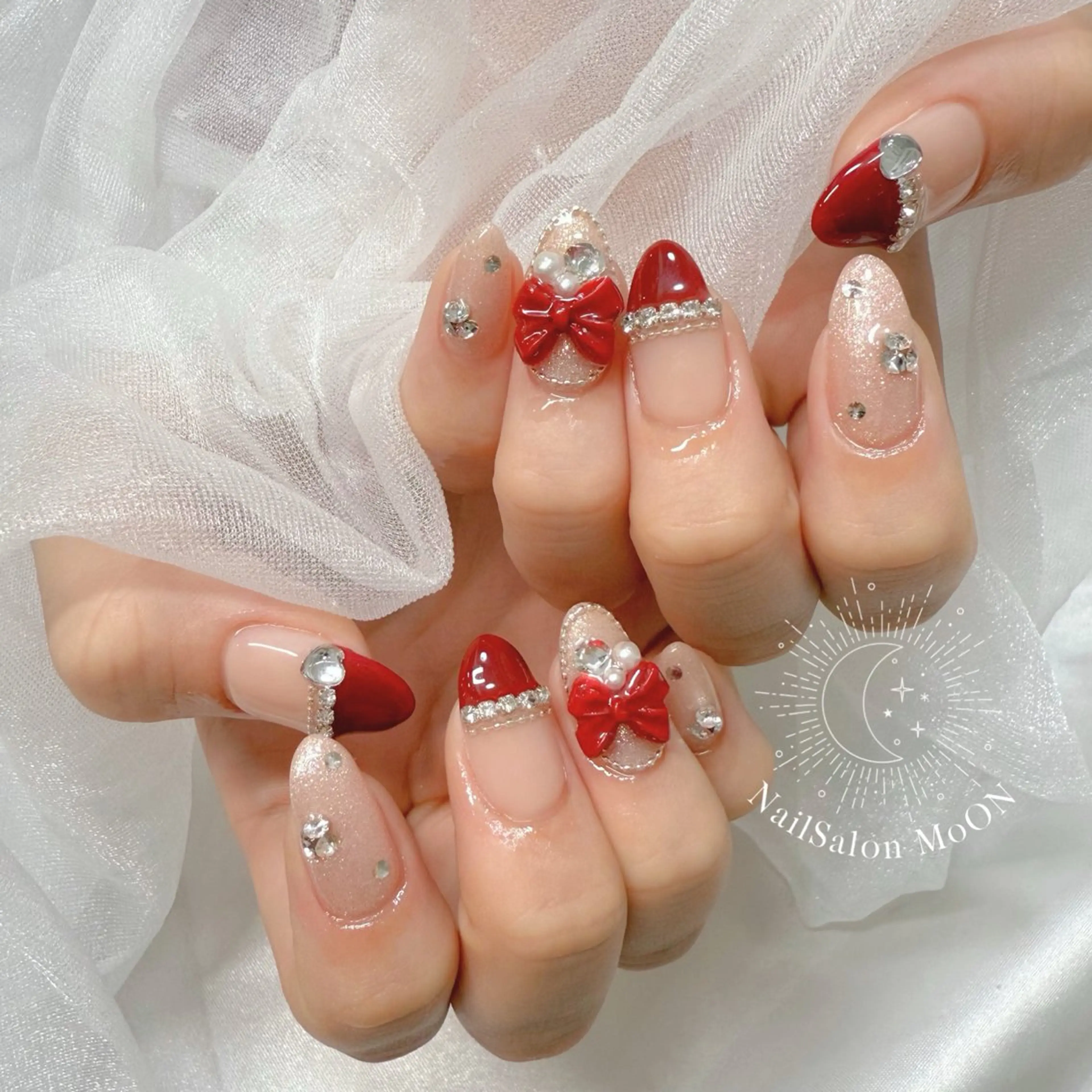 ネイル ハンドネイル ハンドケア MoON...❤︎ MeGuのネイルデザイン