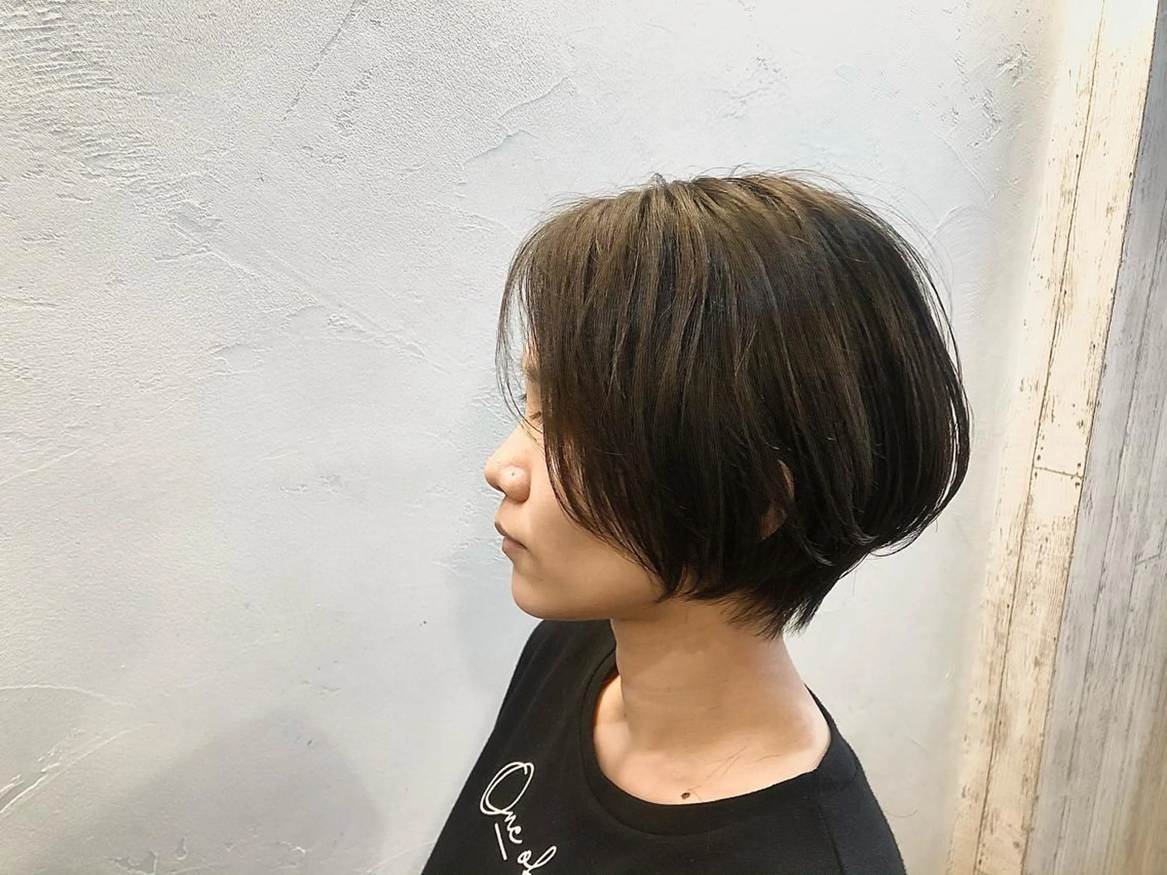 ショート カラー アディクシーカラー くびれヘア ショートヘア 浅沼 春樹のヘアスタイル