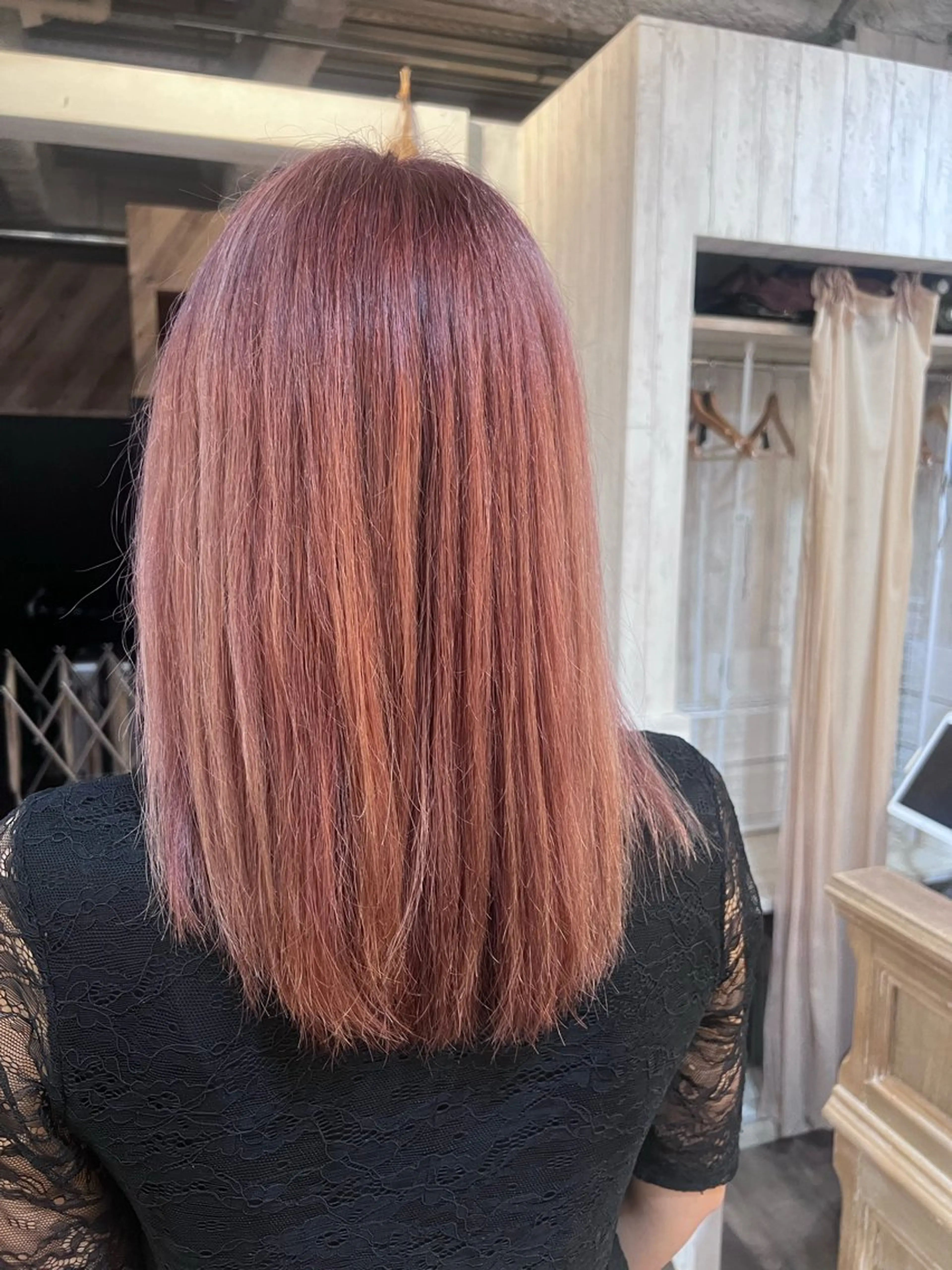 セミロング カラー 透明感/レイヤー /ayaneのヘアスタイル