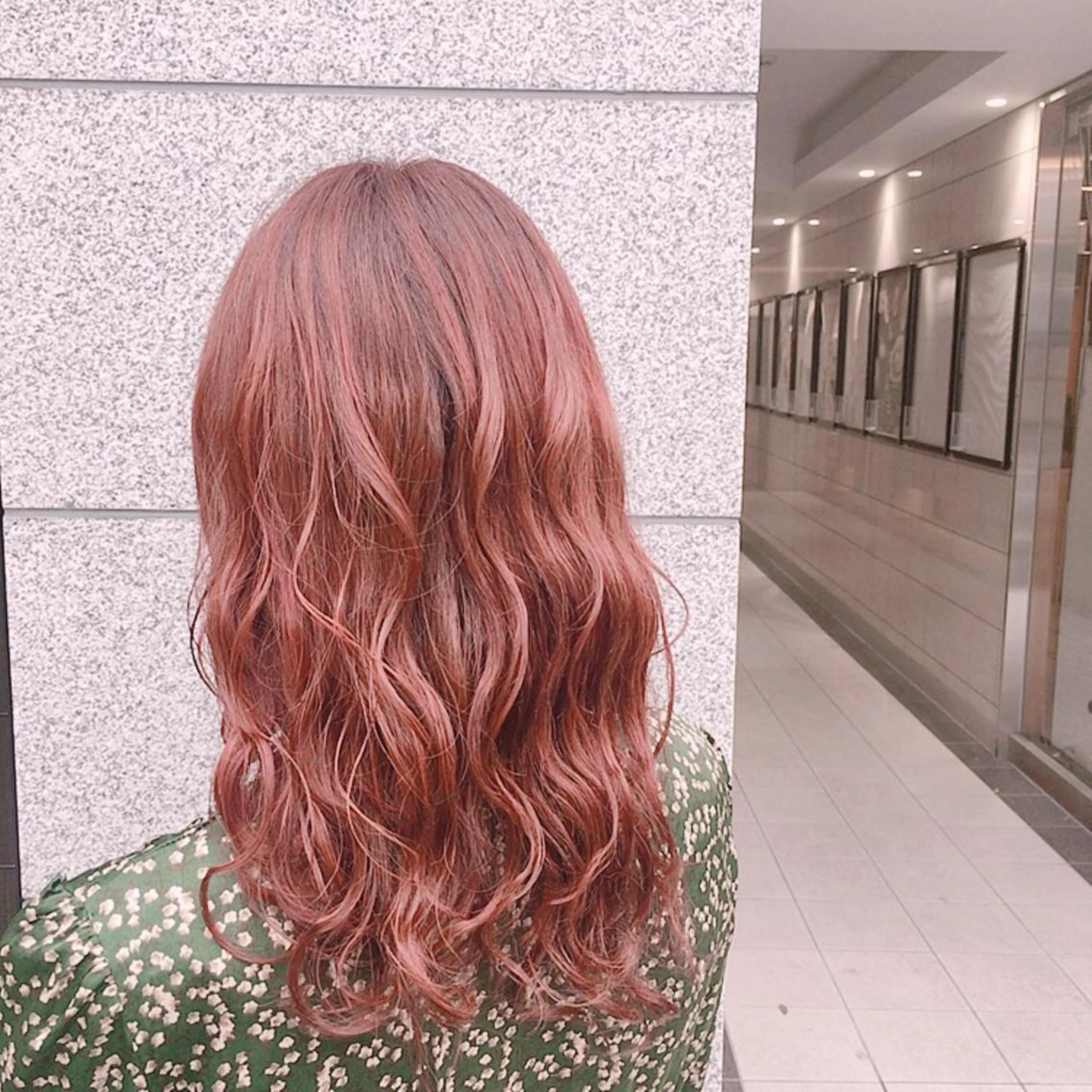 セミロング カラー 韓国風ヘア✻透明感 カラー✻yukaのヘアスタイル