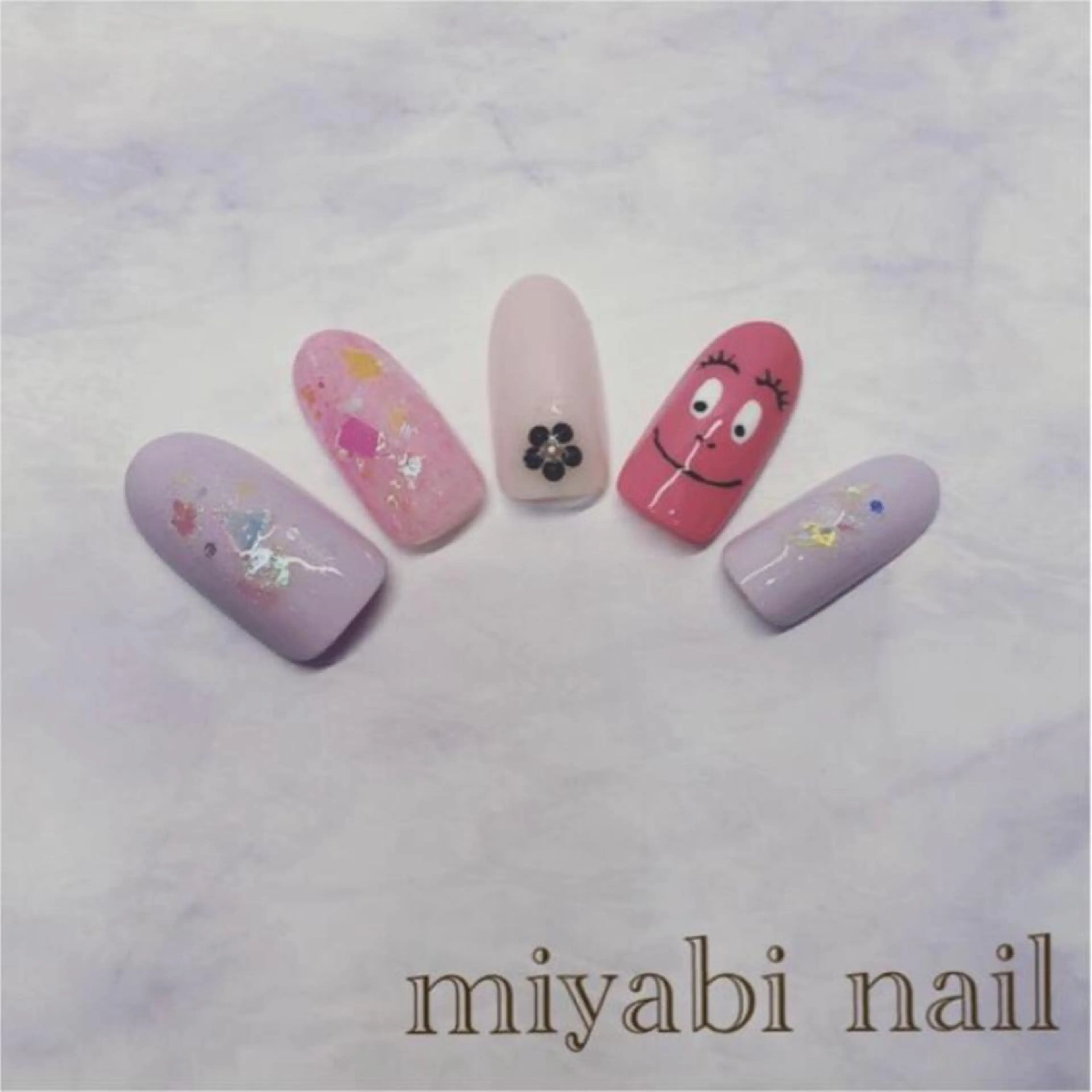 ネイル miyabi nail 桂川駅近くのネイルデザイン