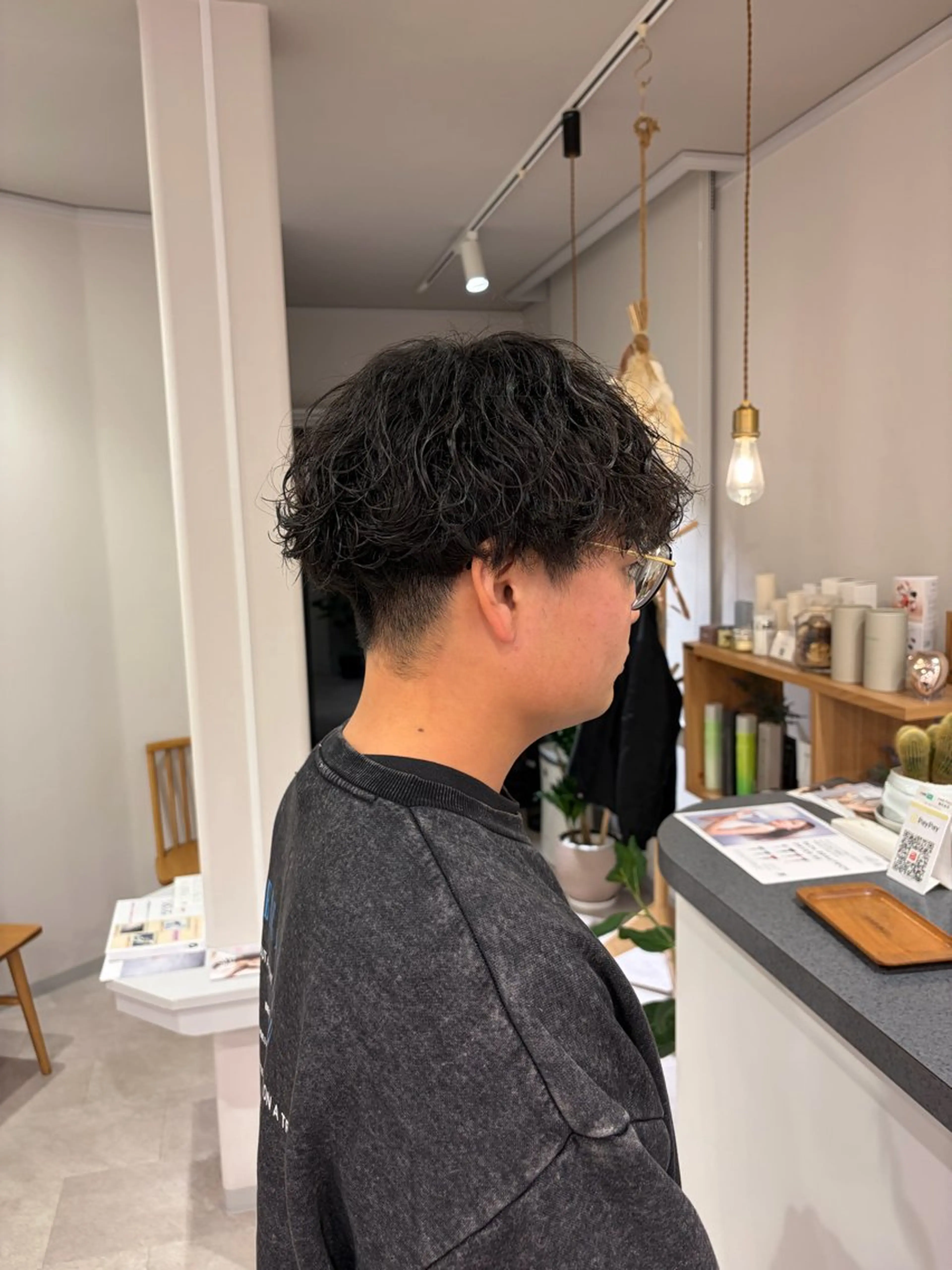 【メンズ】波巻きパーマの写真