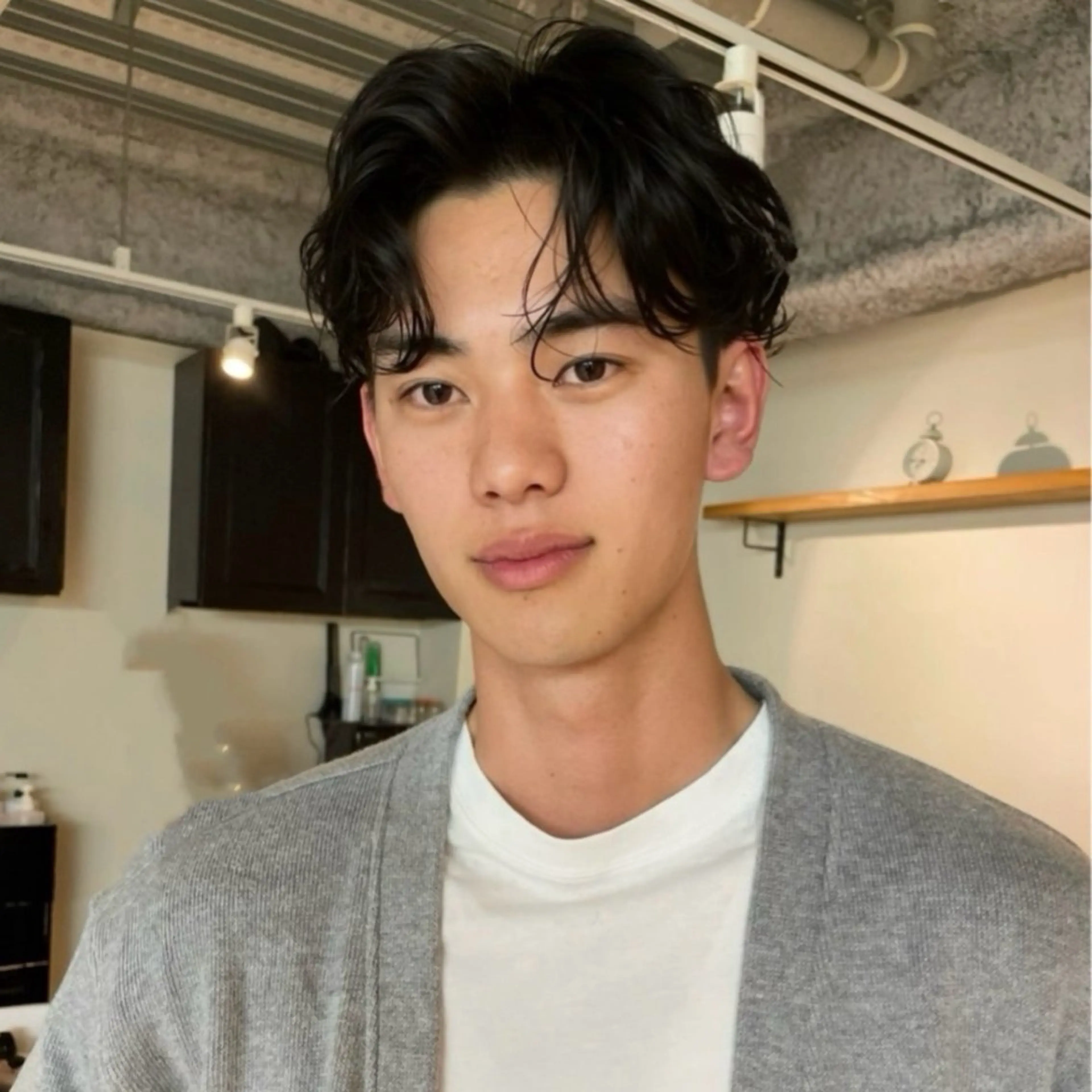 ショート パーマ メンズ フェザーパーマ メンズパーマ メンズショート ショートヘア スパイラルパーマ カット パーマ メンズヘア/パーマ KOTAROのヘアスタイル