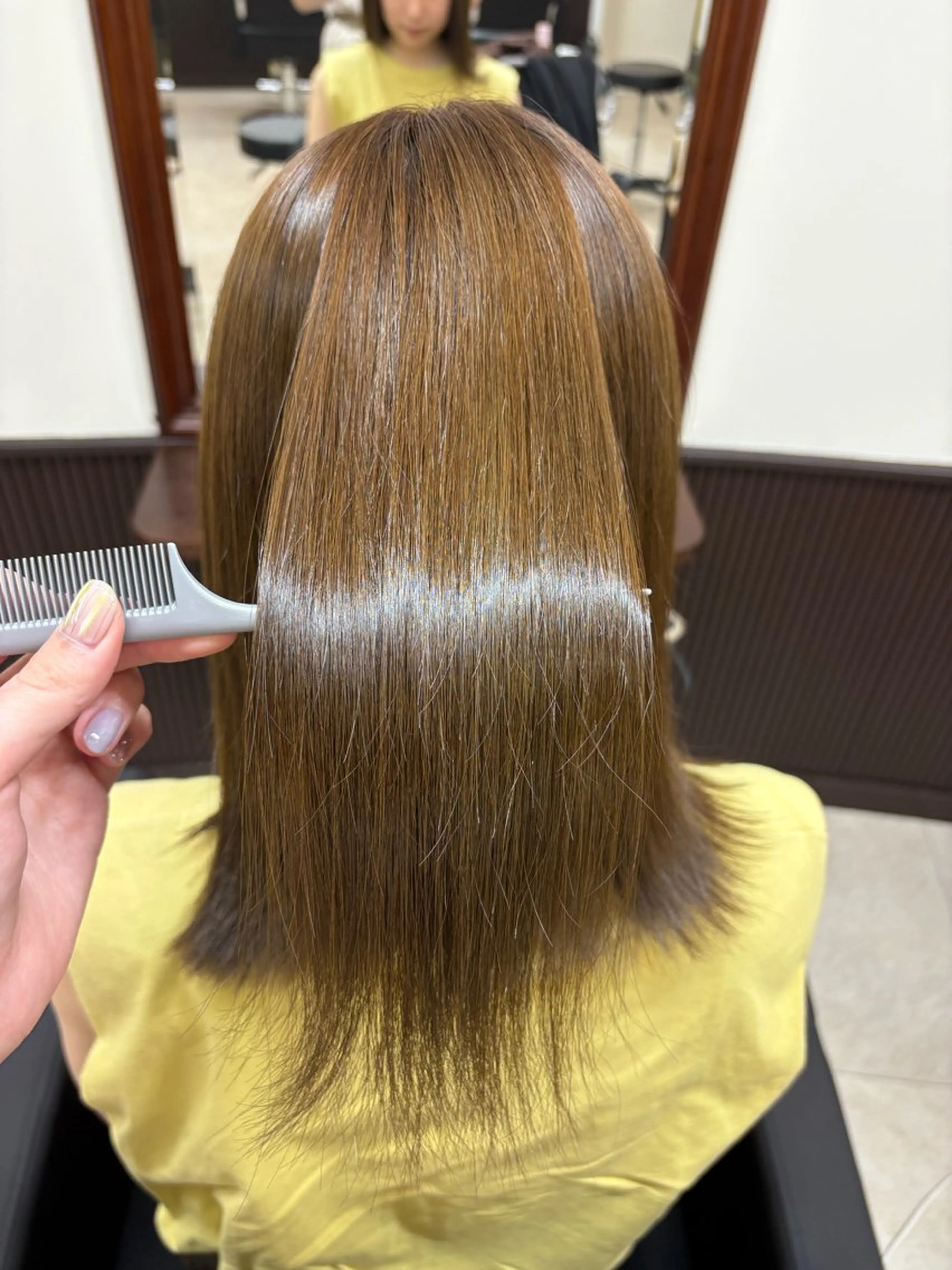 ミディアム カラー トリートメント ヘアカラー トリートメント SHICUNE /ミホのヘアスタイル