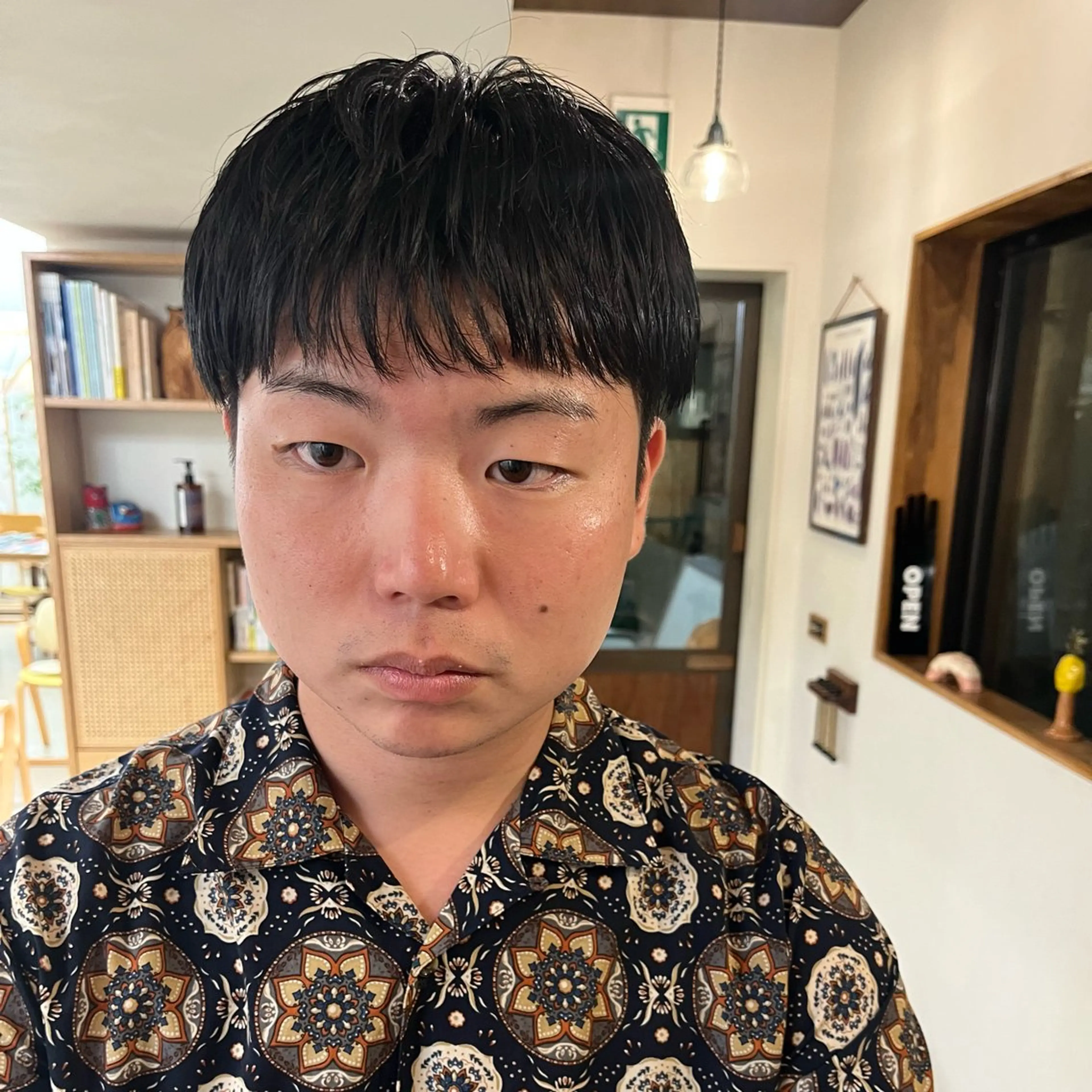 パーマ メンズ 宇野澤 銘のヘアスタイル