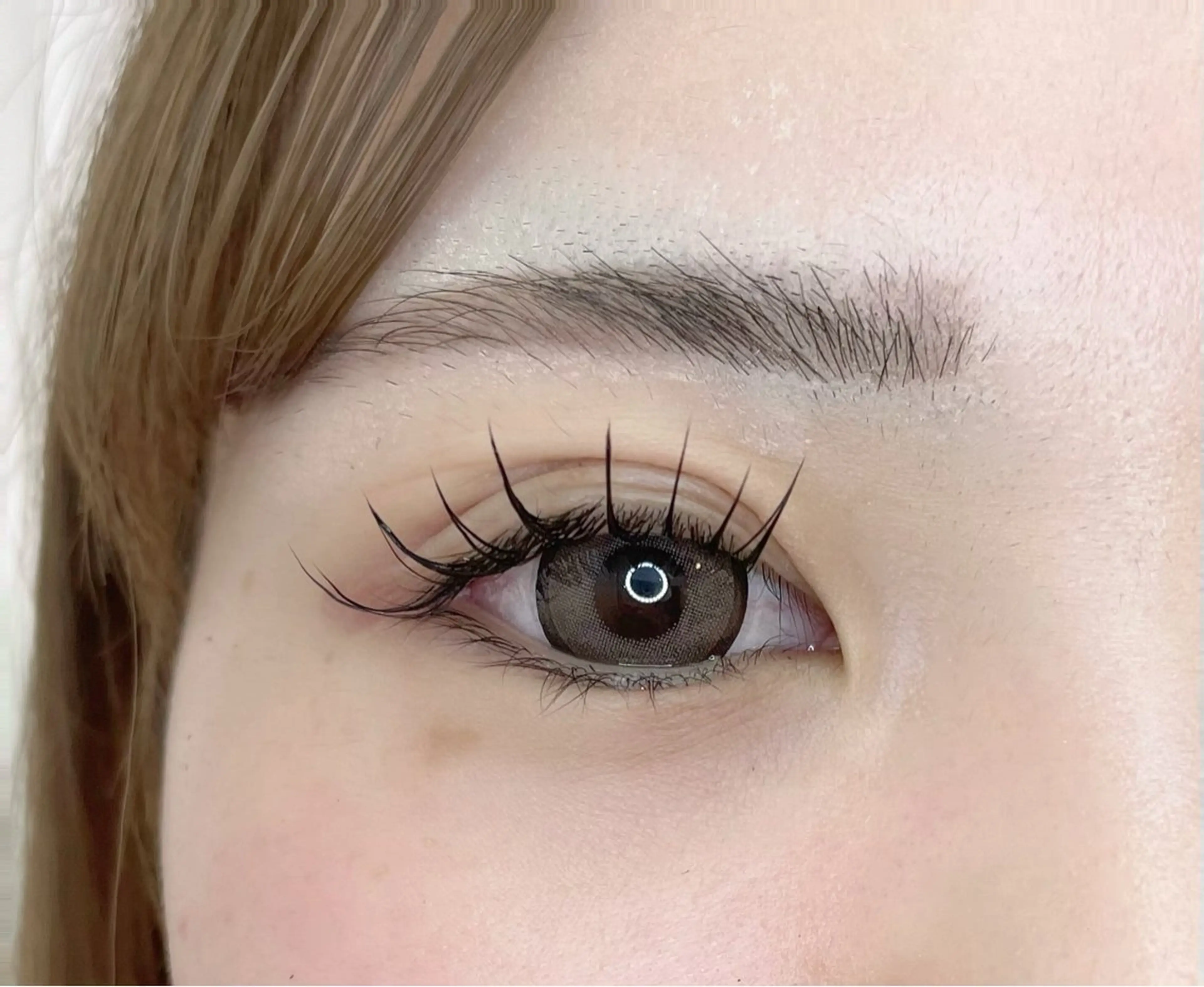 マツエク・マツパ 束感まつ毛 フラットラッシュ ワンホンマツエク Neobeauty アイサロン専門店のマツエク・マツパデザイン