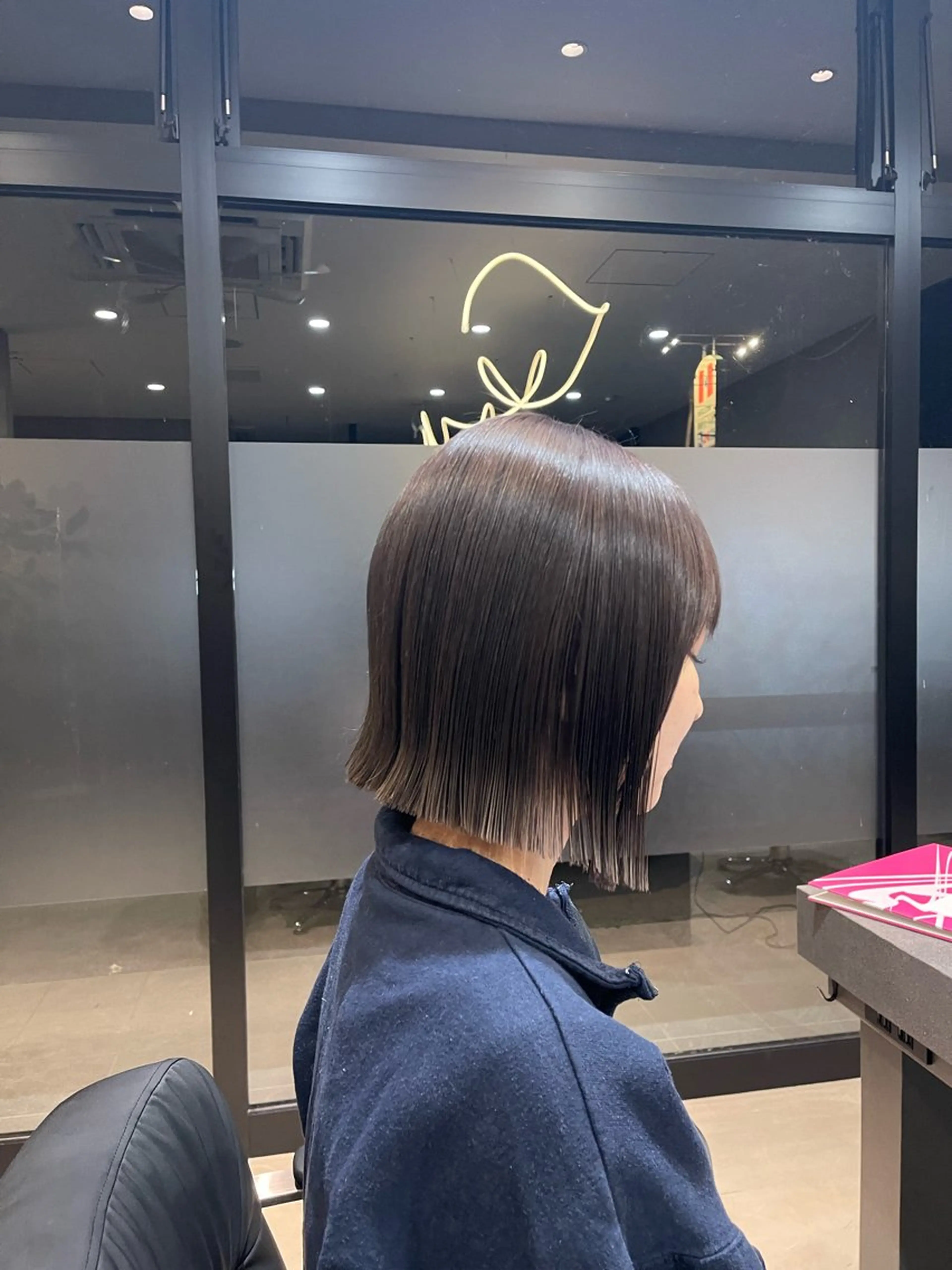 ミディアム カラー Lafithhair lov. 福山駅家店のヘアスタイル