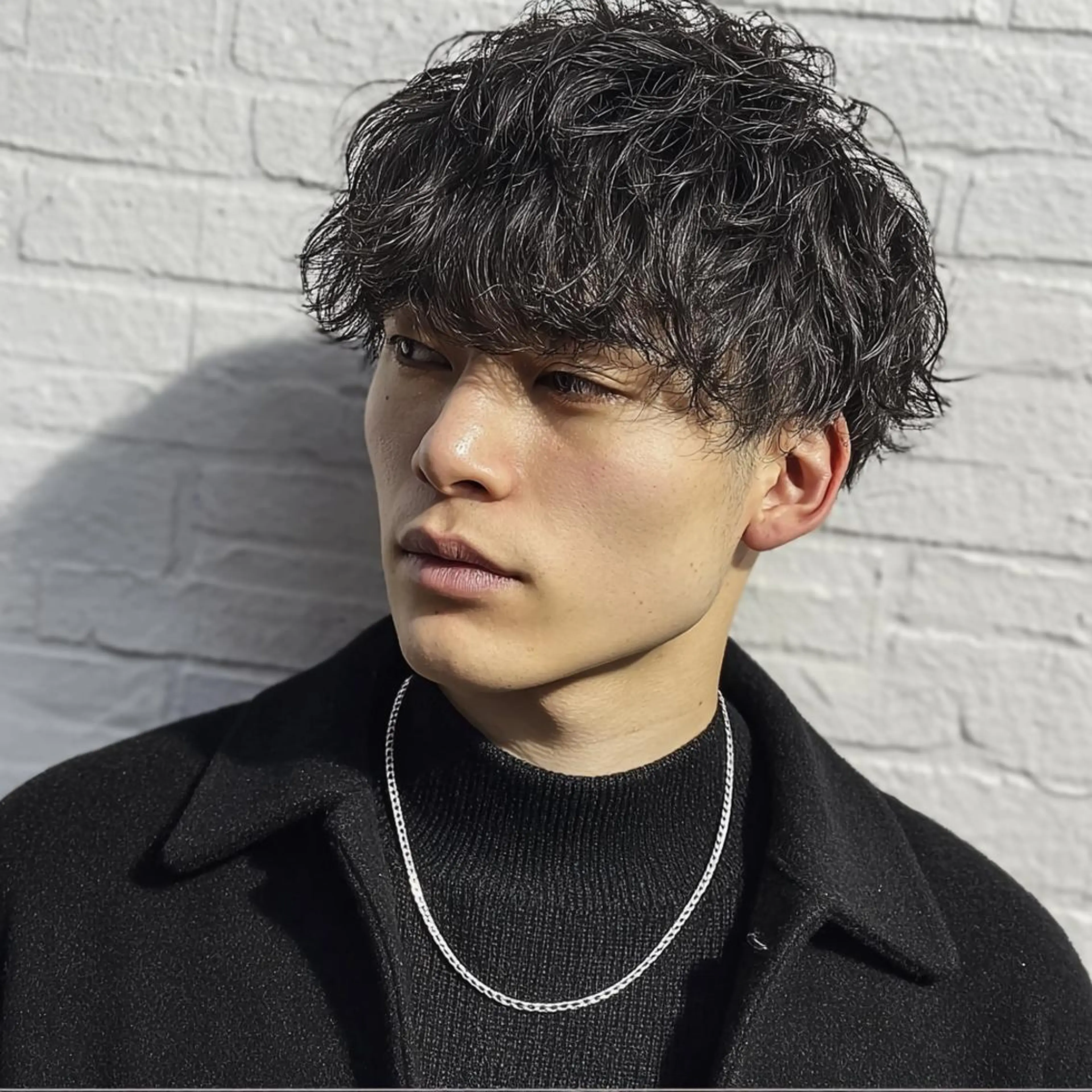 ミディアム カット パーマ 💫お呼ばれヘア💫 men's✨ともえ✨のヘアスタイル