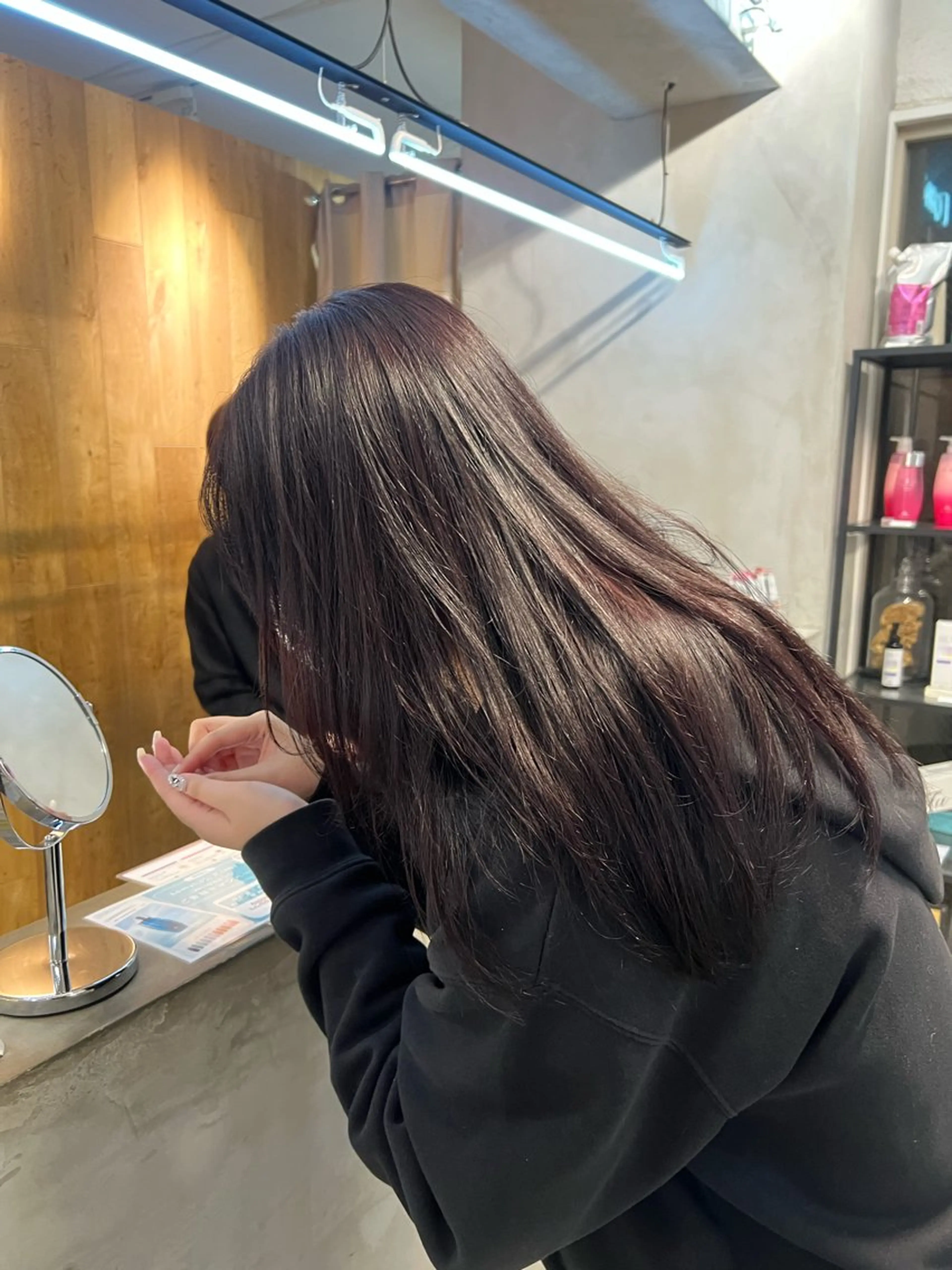 ロング ヘアカラー トリートメント うるぷる髪 🤍 Naanoのヘアスタイル