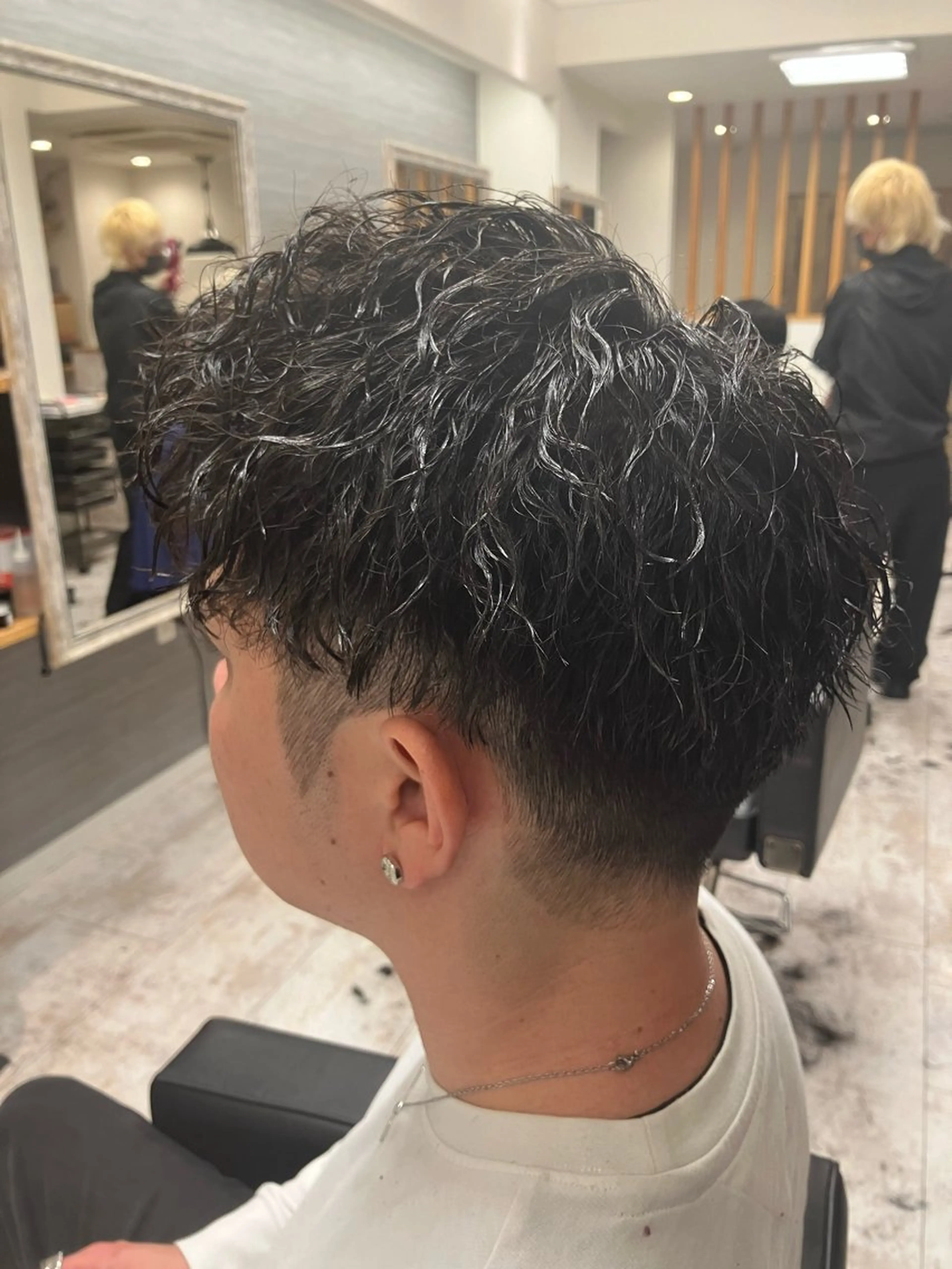 パーマ メンズ カット パーマ メンズ特化/パーマ/ フェードWATARUのヘアスタイル