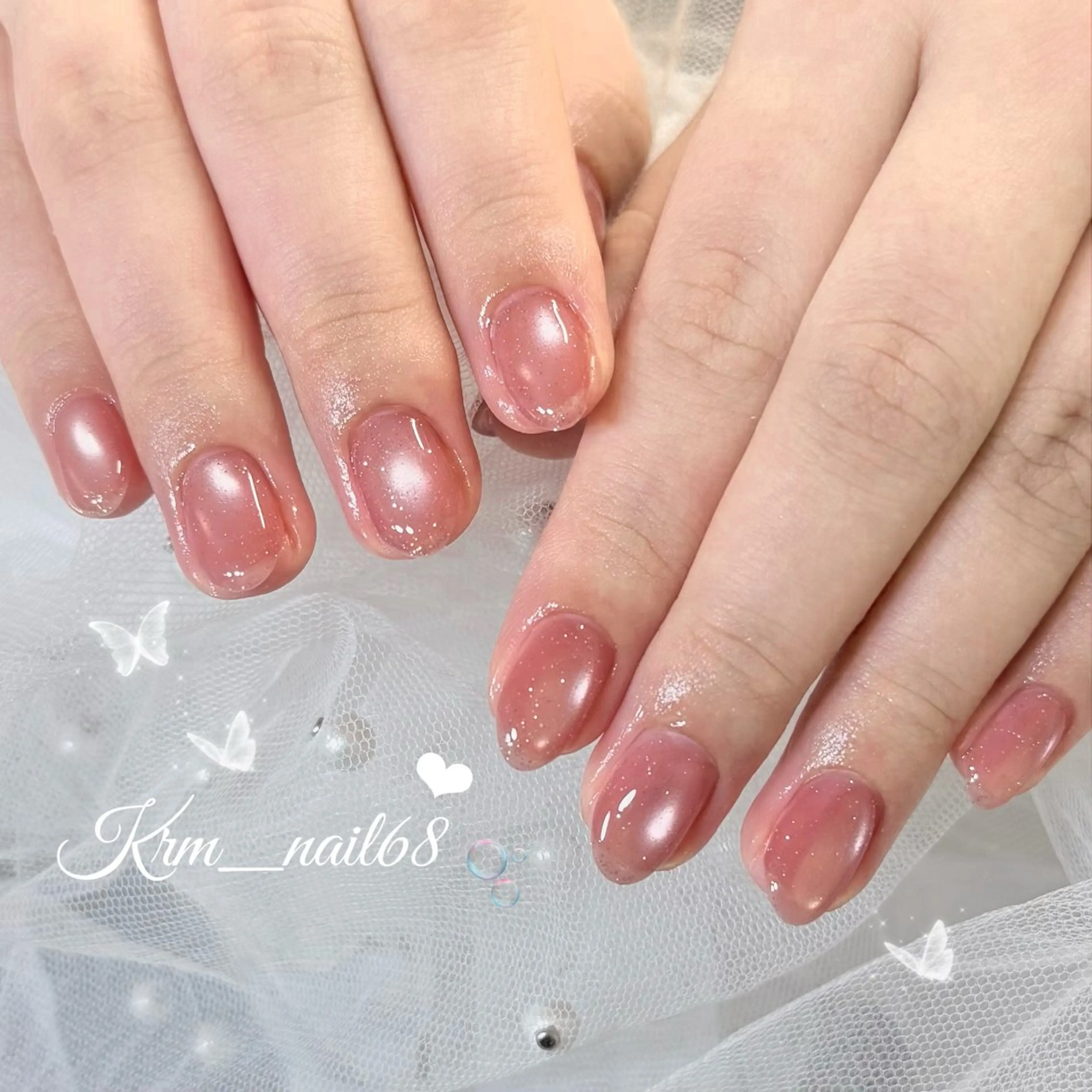 ネイル フラッシュネイル マグネットネイル ハンドネイル Karen 新宿のネイルデザイン