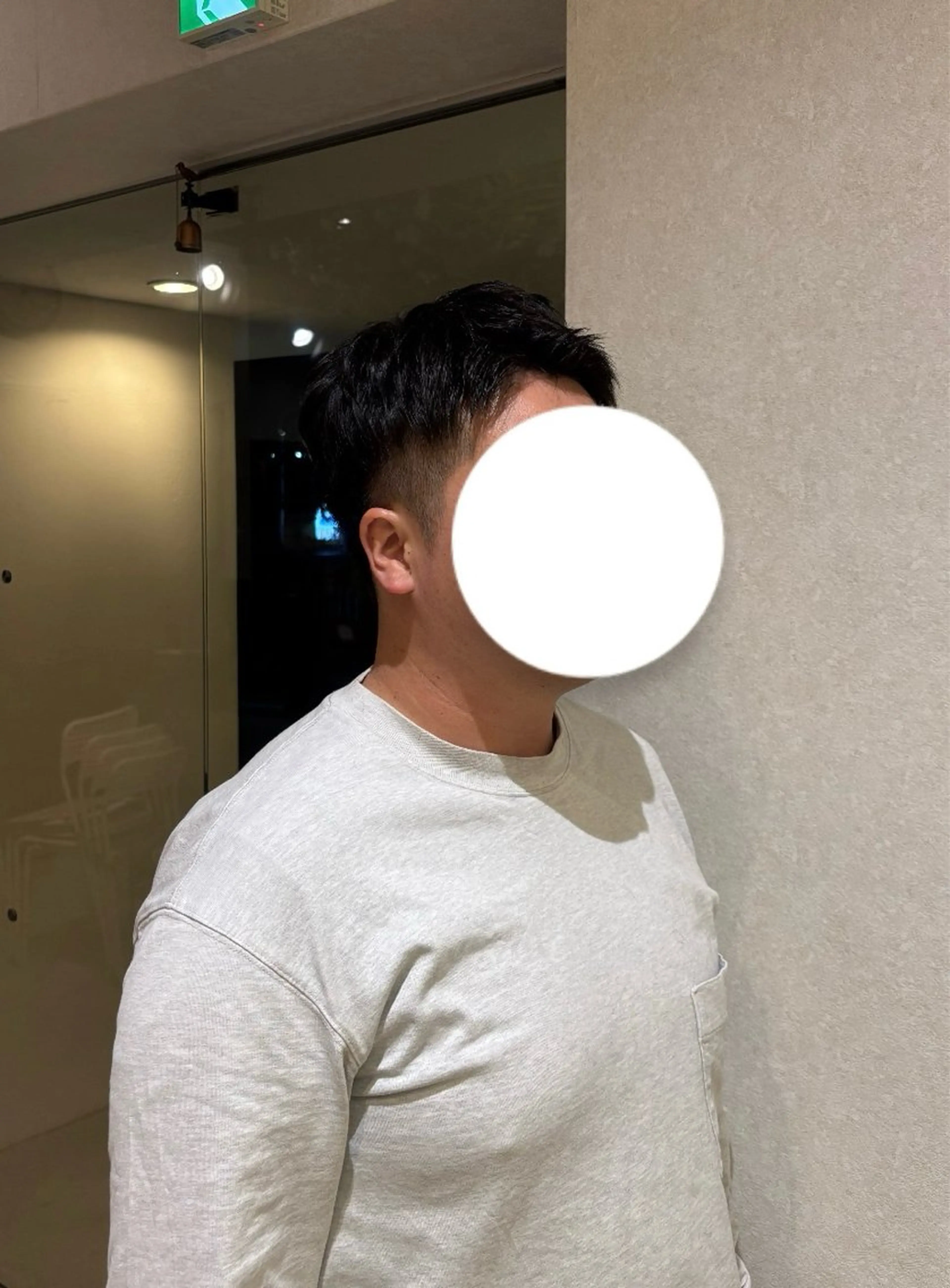 メンズ 刈り上げ Rudder 牛嶋のヘアスタイル