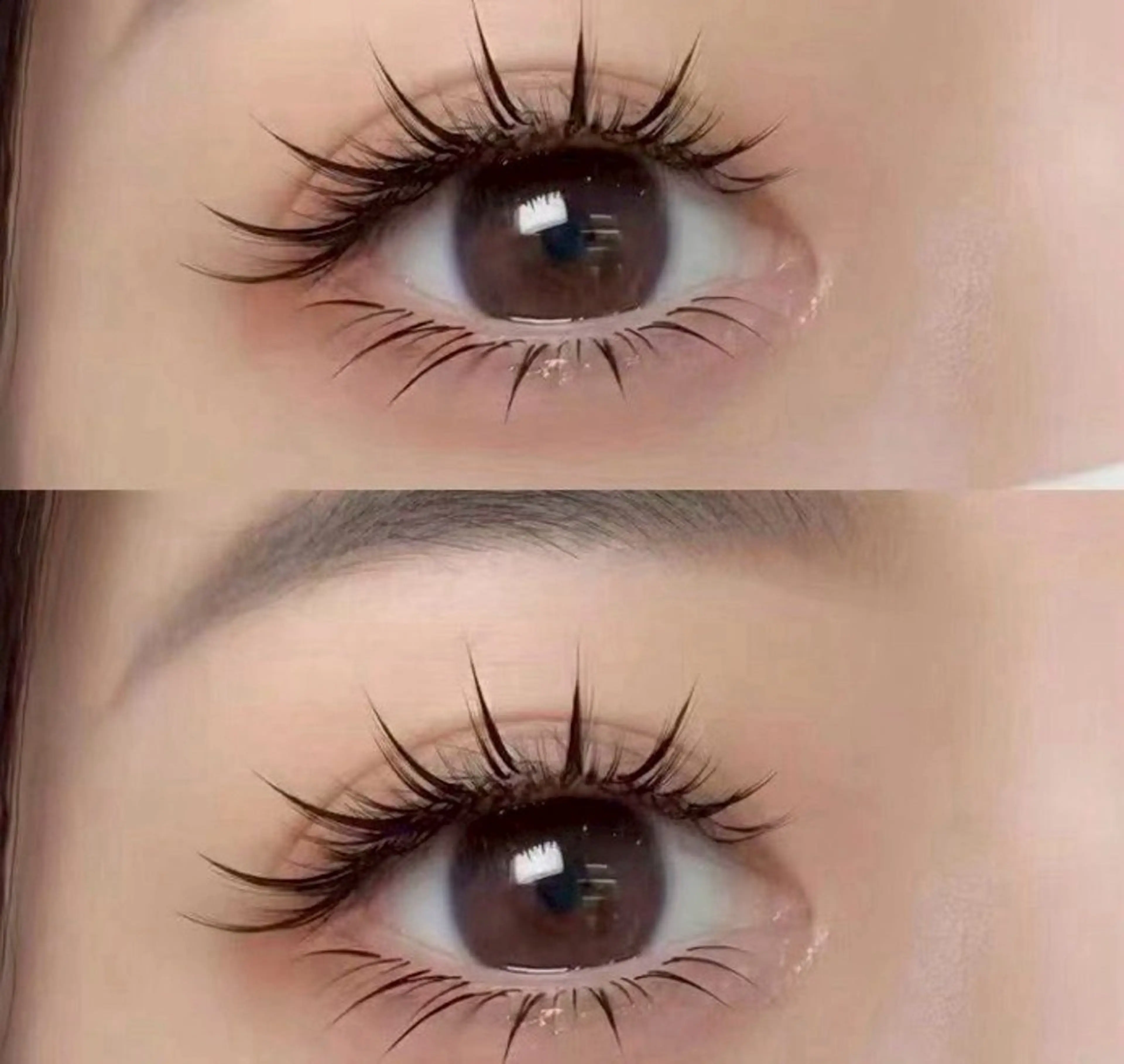 LEDマツエク★ワンホンデザイン★束感美容液付¥6980の写真