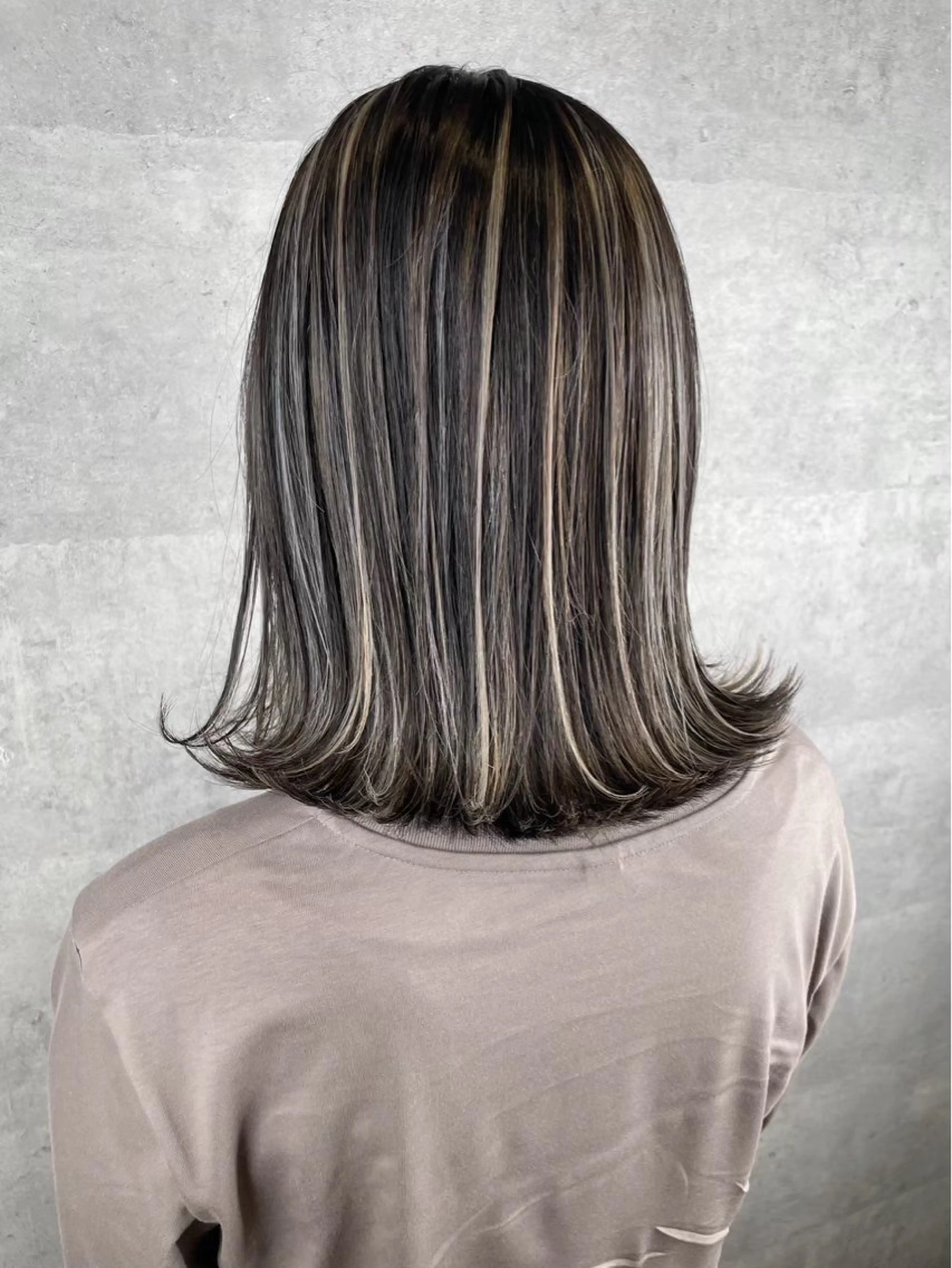 ミディアム カット ヘアカラー トリートメント BUCKS【天王寺】 バックス【駅30秒】のヘアスタイル