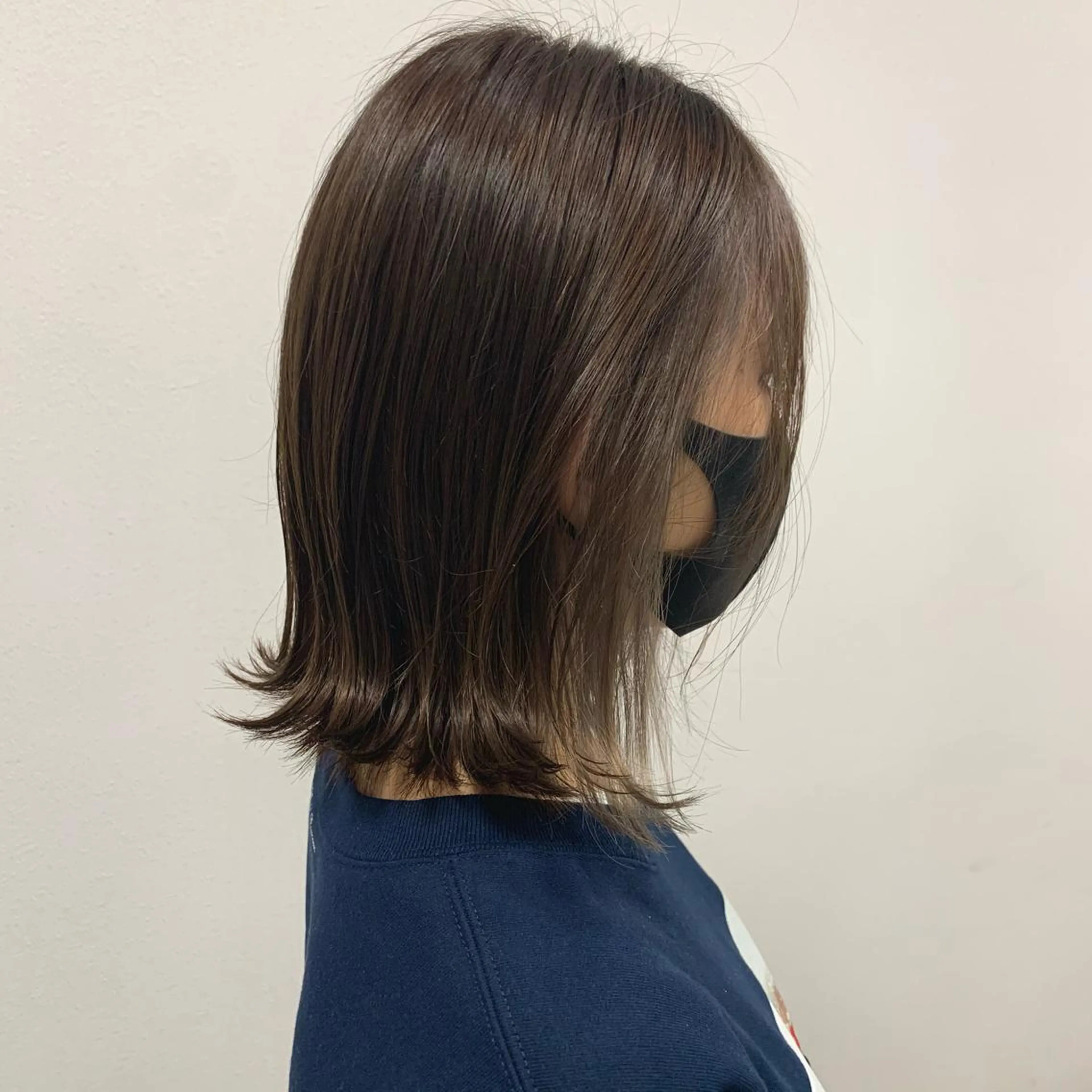 ミディアム カラー ベージュカラー ブリーチ グレージュ インナーカラー オリーブグレージュ 村田 来倖のヘアスタイル