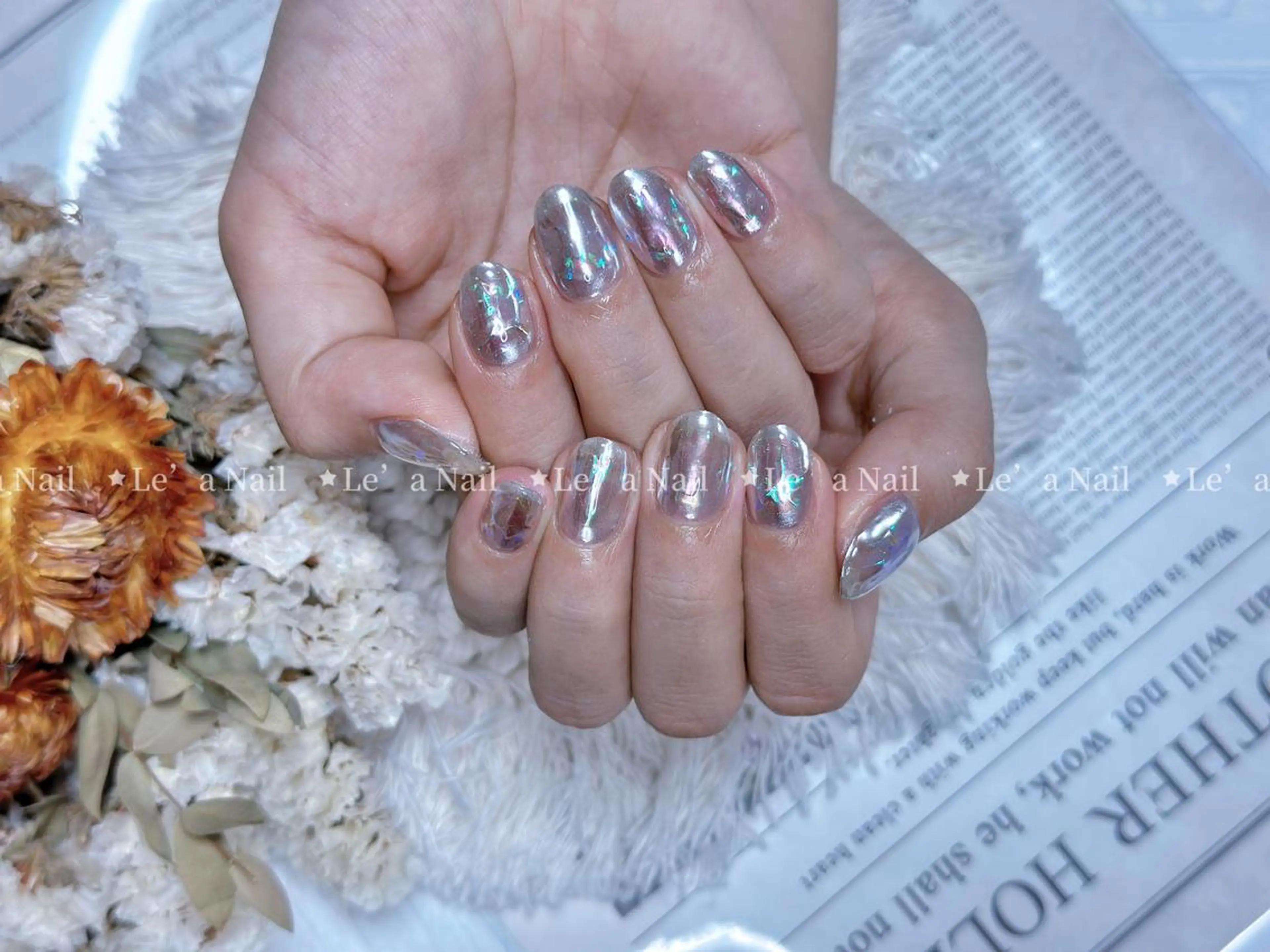 ショート カラー ネイル Le’a NailSalonのネイルデザイン