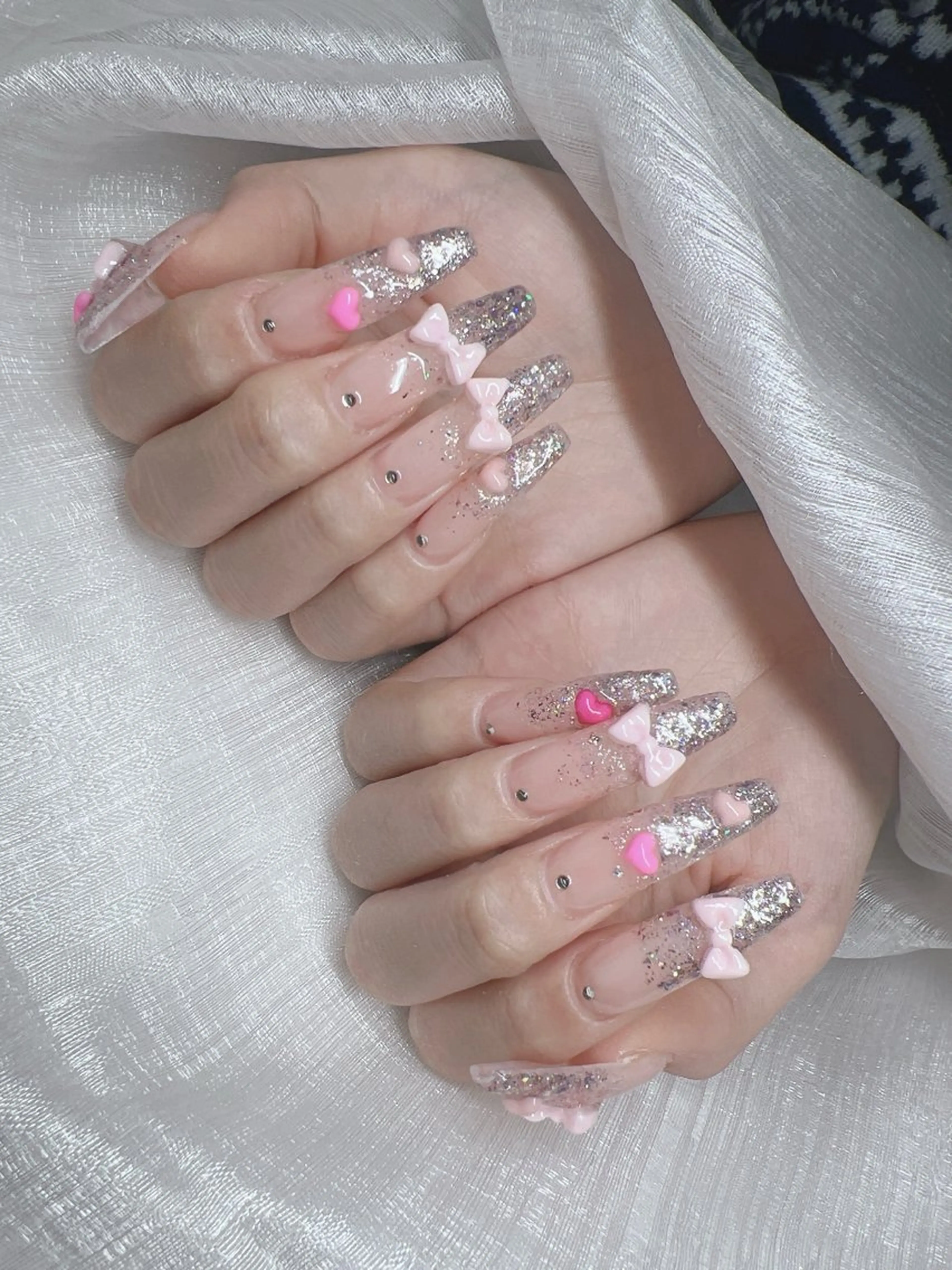 ネイル ハンドネイル Lee Nails チップ長さだし専門店のネイルデザイン