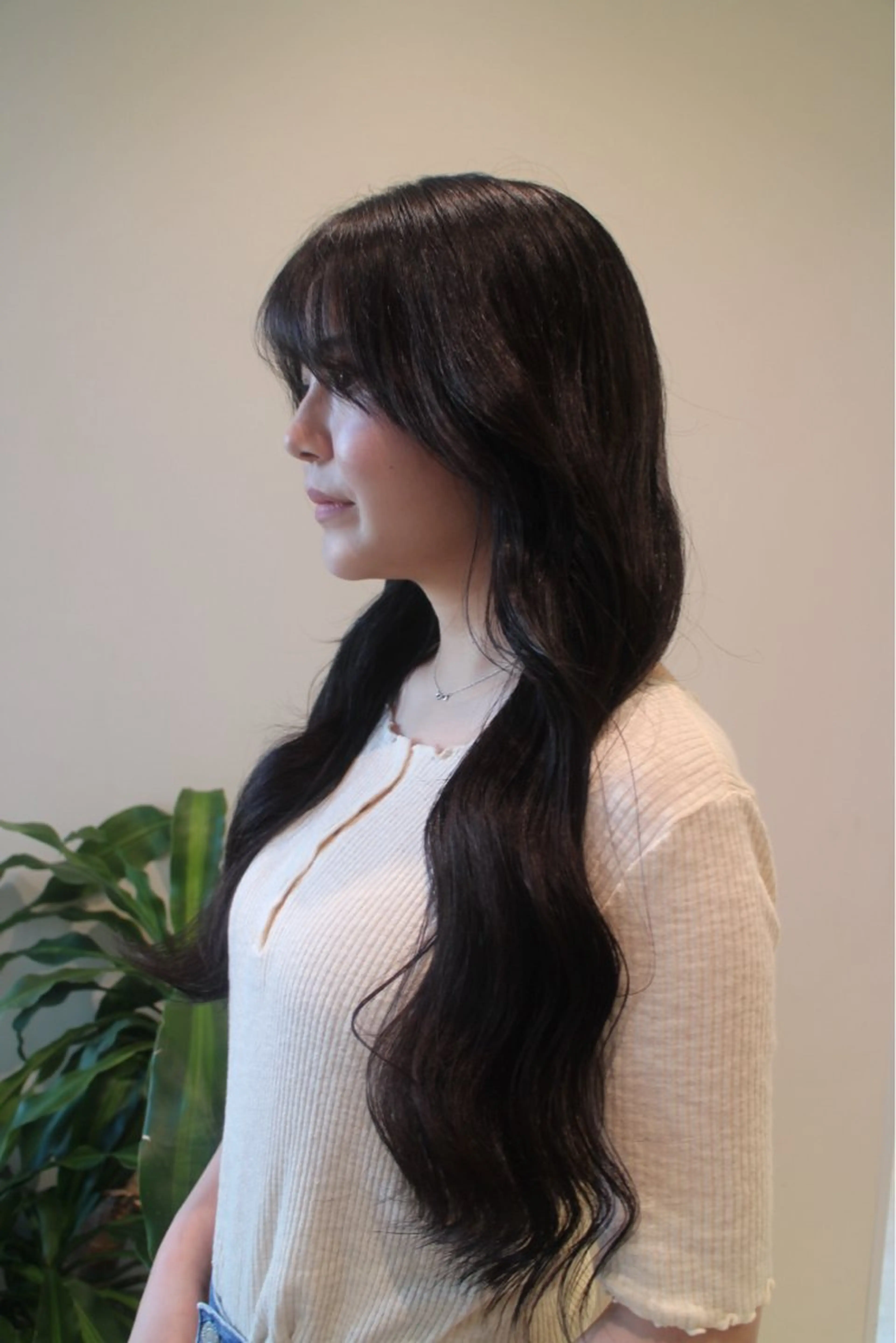 ロング カラー カーリーパーマ/ 透明ｶﾗｰ/MIKUのヘアスタイル