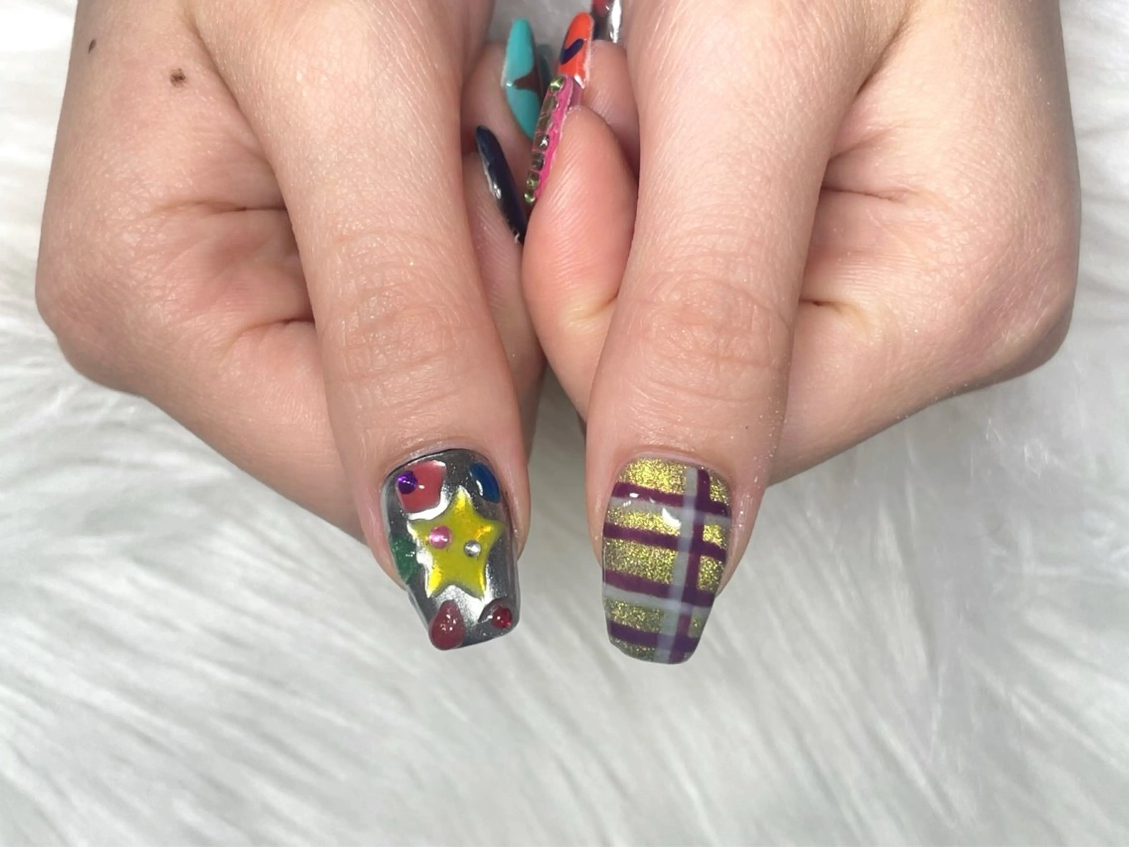 ネイル ハンドネイル オーロラ所属・YUI nailのネイルデザイン